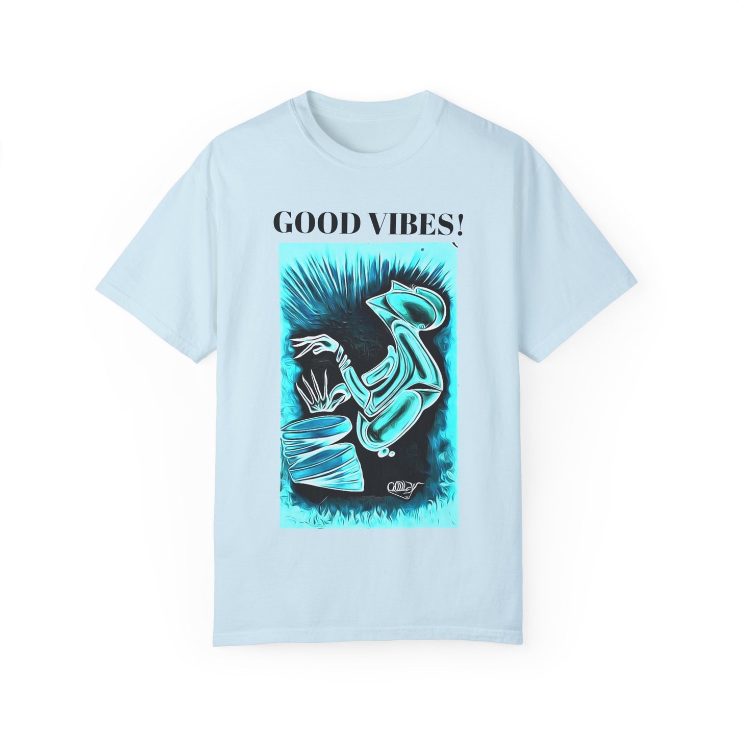 Good Vibes Unisex Garment-Dyed T-Shirt