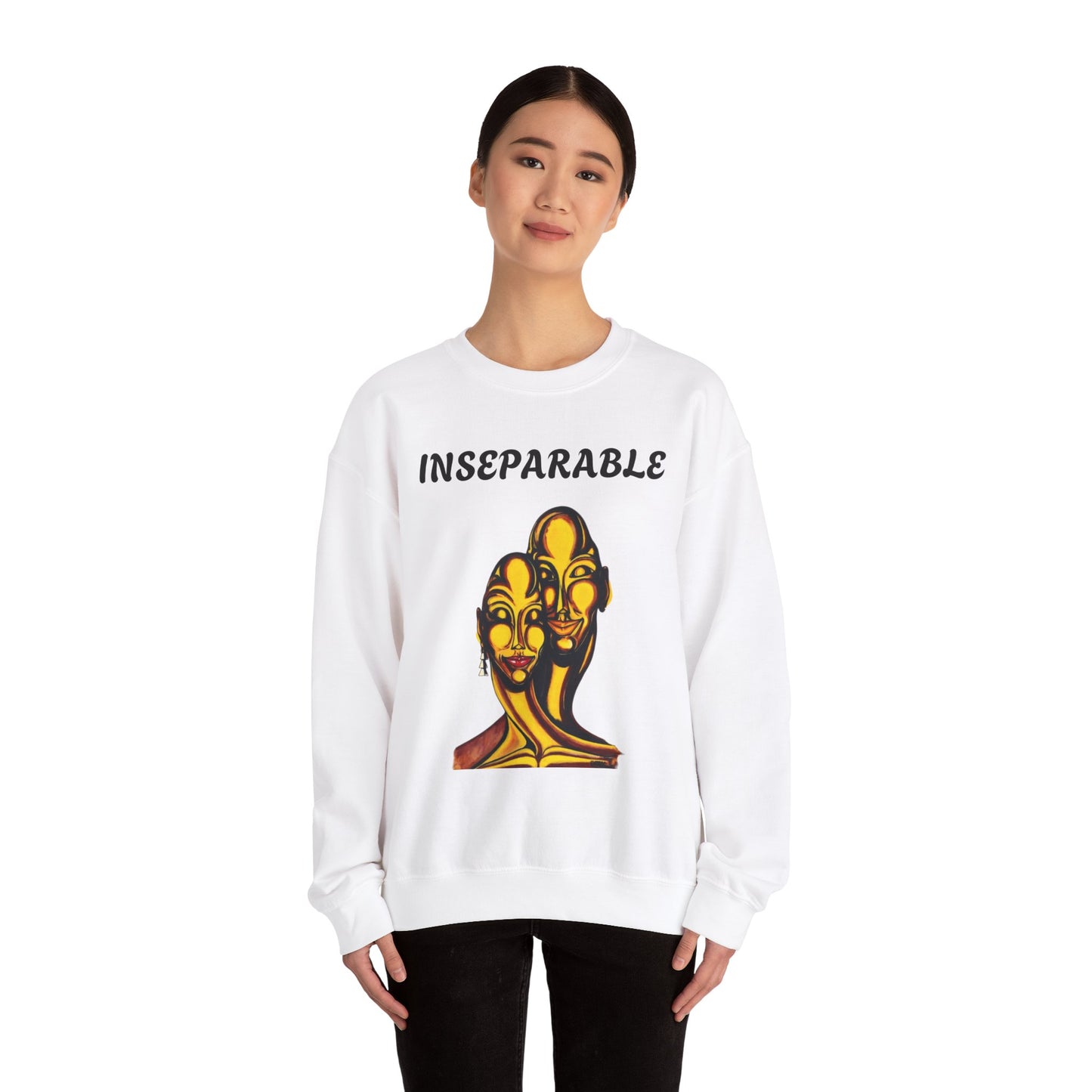 Inseparable Unisex Heavy Blend™ Crewneck Sweatshirt - Perfect Gift for Couples and Friends