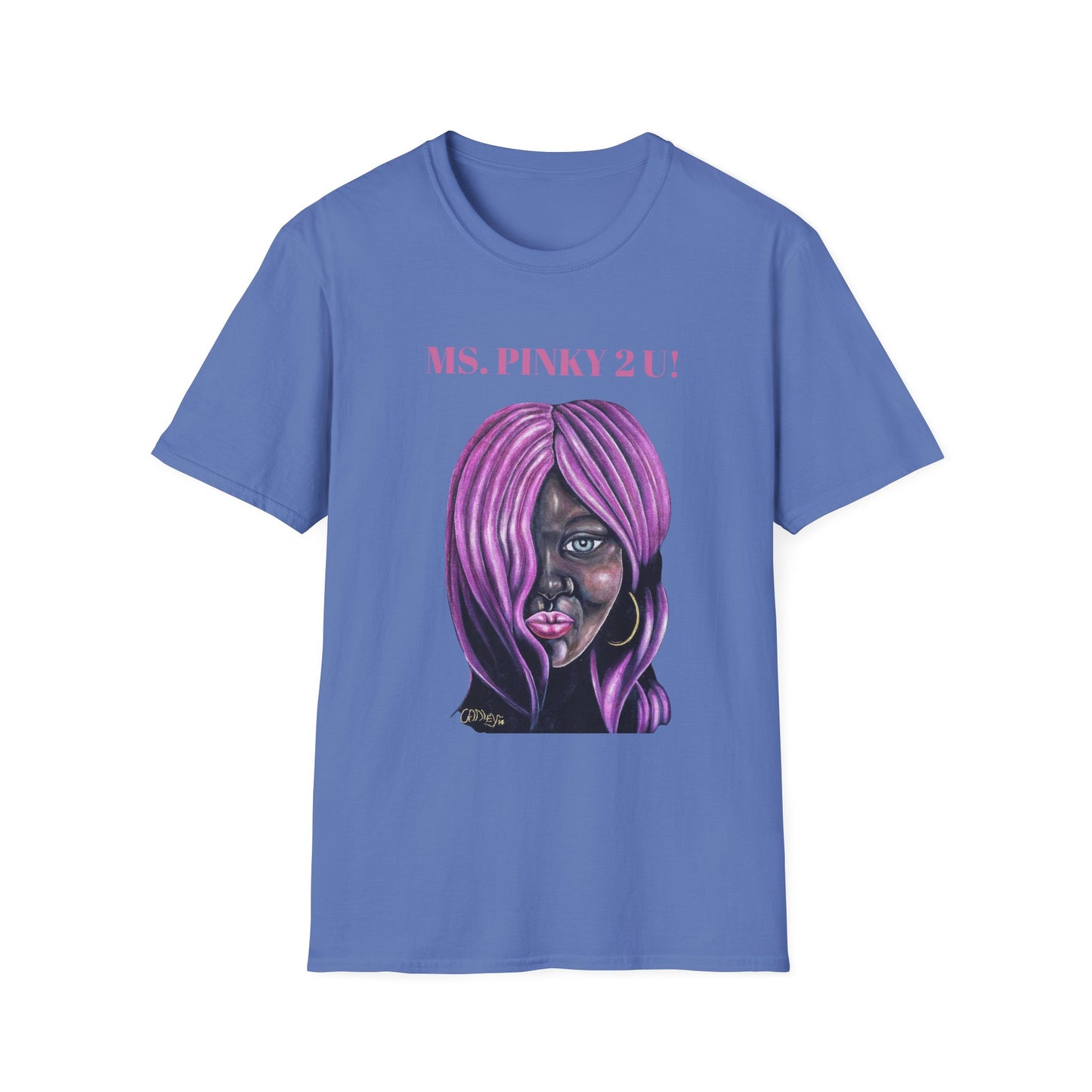 Ms. Pinky Unisex Softstyle T-Shirt - Bold Art Statement Tee