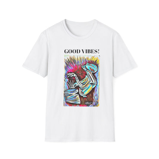 Good Vibes Unisex Softstyle T-Shirt - Colorful Graphic Tee