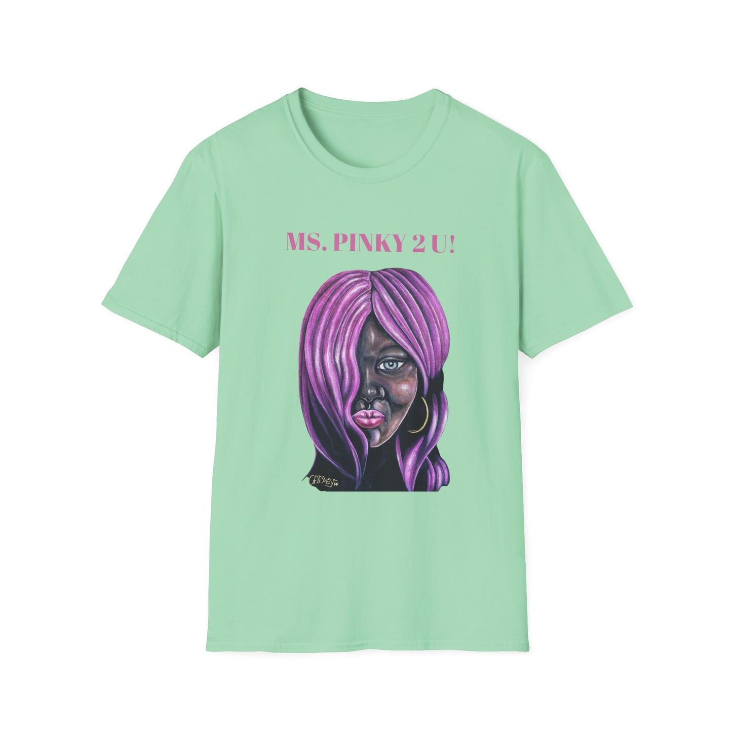 Ms. Pinky Unisex Softstyle T-Shirt - Bold Art Statement Tee