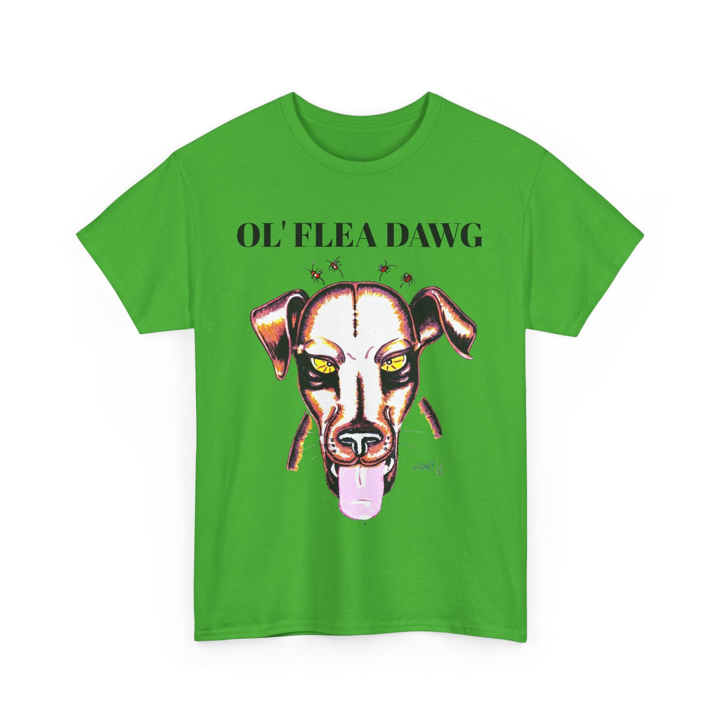 Graphic Dog Lover Tee - Unisex Heavy Cotton Tee