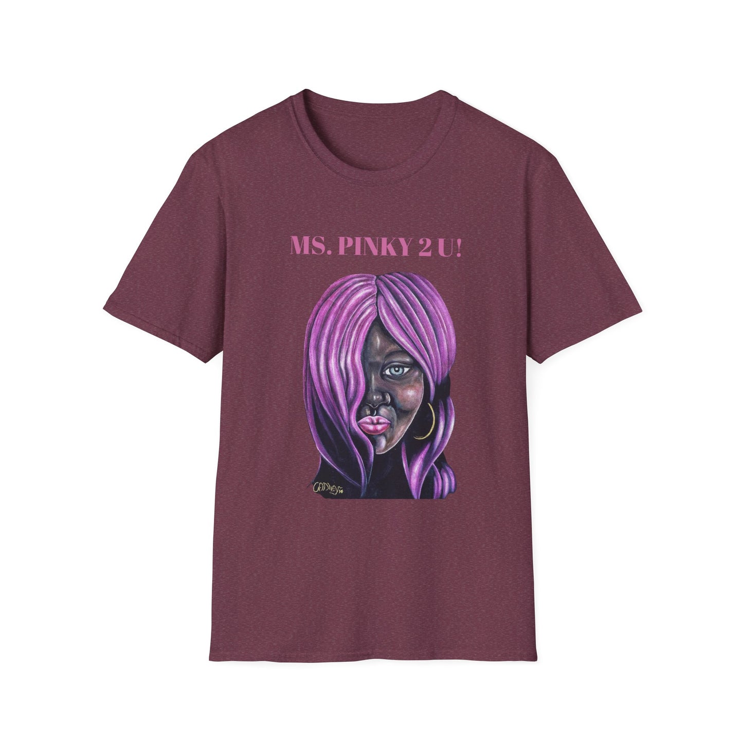 Ms. Pinky Unisex Softstyle T-Shirt - Bold Art Statement Tee