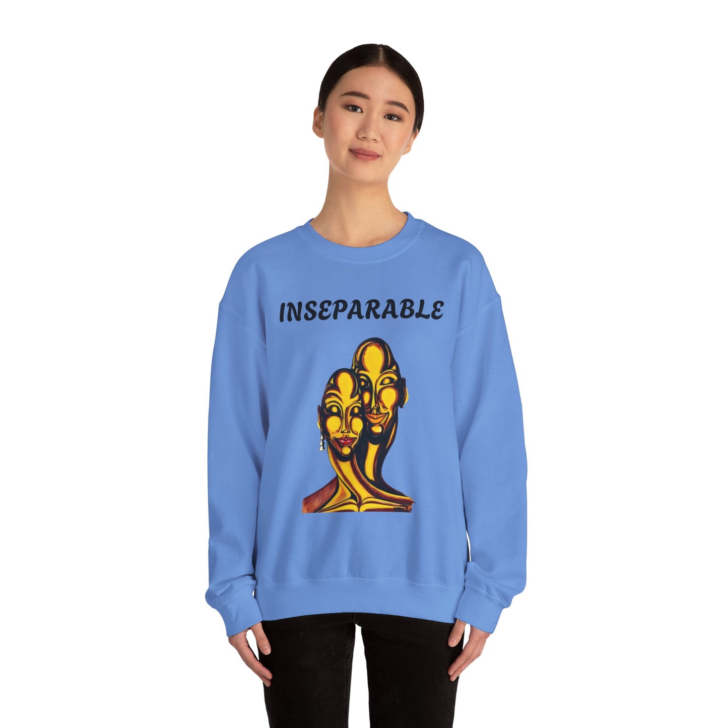 Inseparable Unisex Heavy Blend™ Crewneck Sweatshirt - Perfect Gift for Couples and Friends