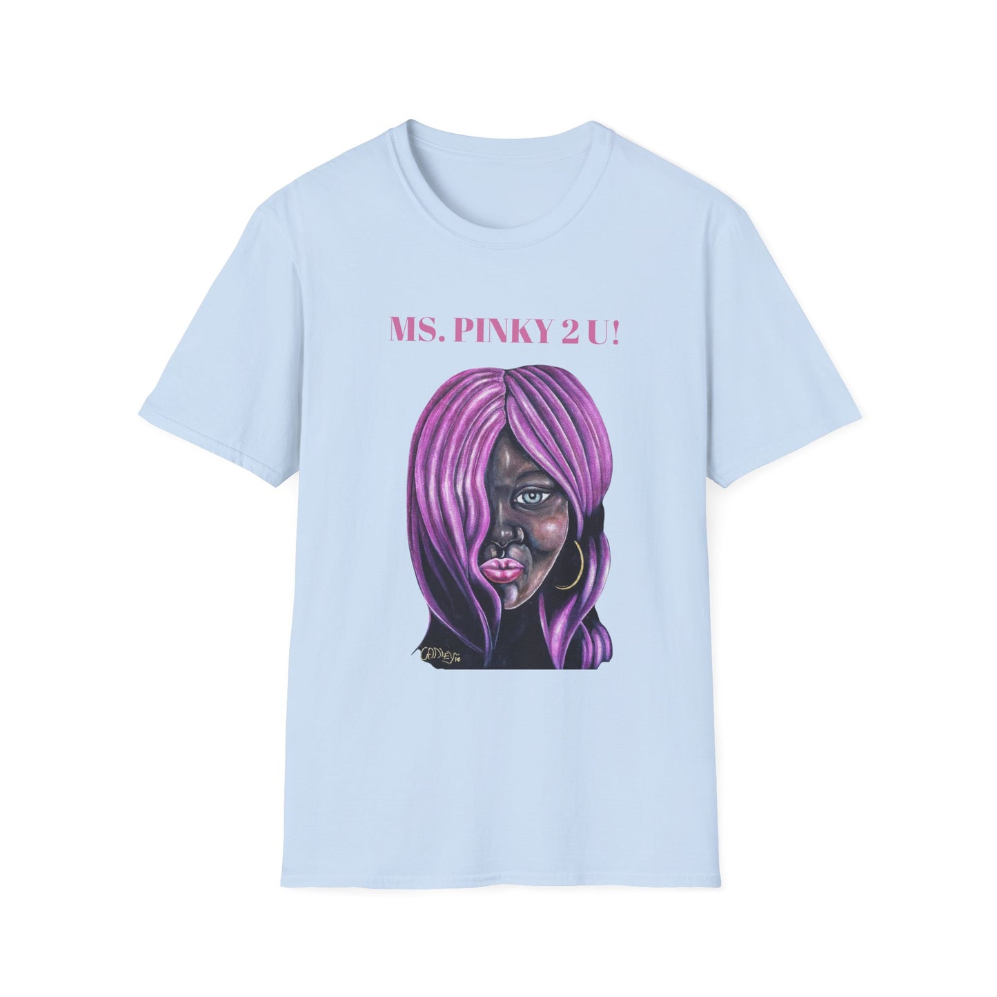 Ms. Pinky Unisex Softstyle T-Shirt - Bold Art Statement Tee