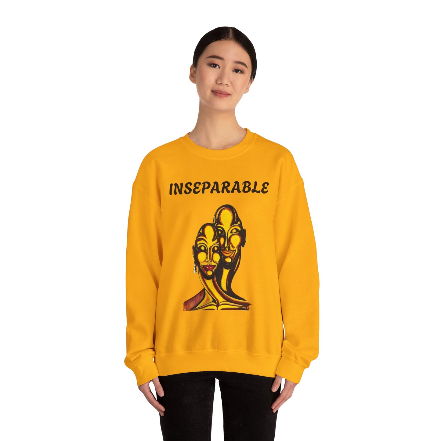 Inseparable Unisex Heavy Blend™ Crewneck Sweatshirt - Perfect Gift for Couples and Friends