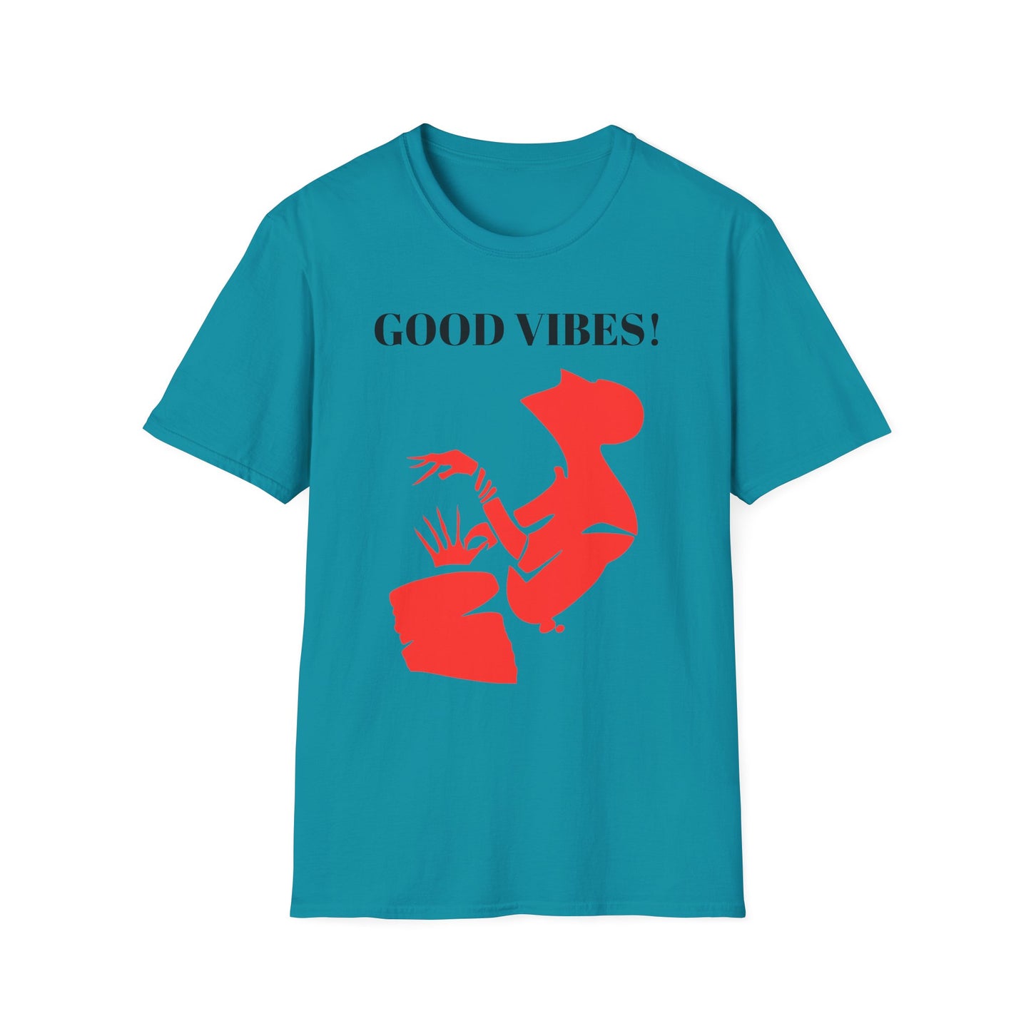 Creative Red Silhouette Unisex Softstyle T-Shirt