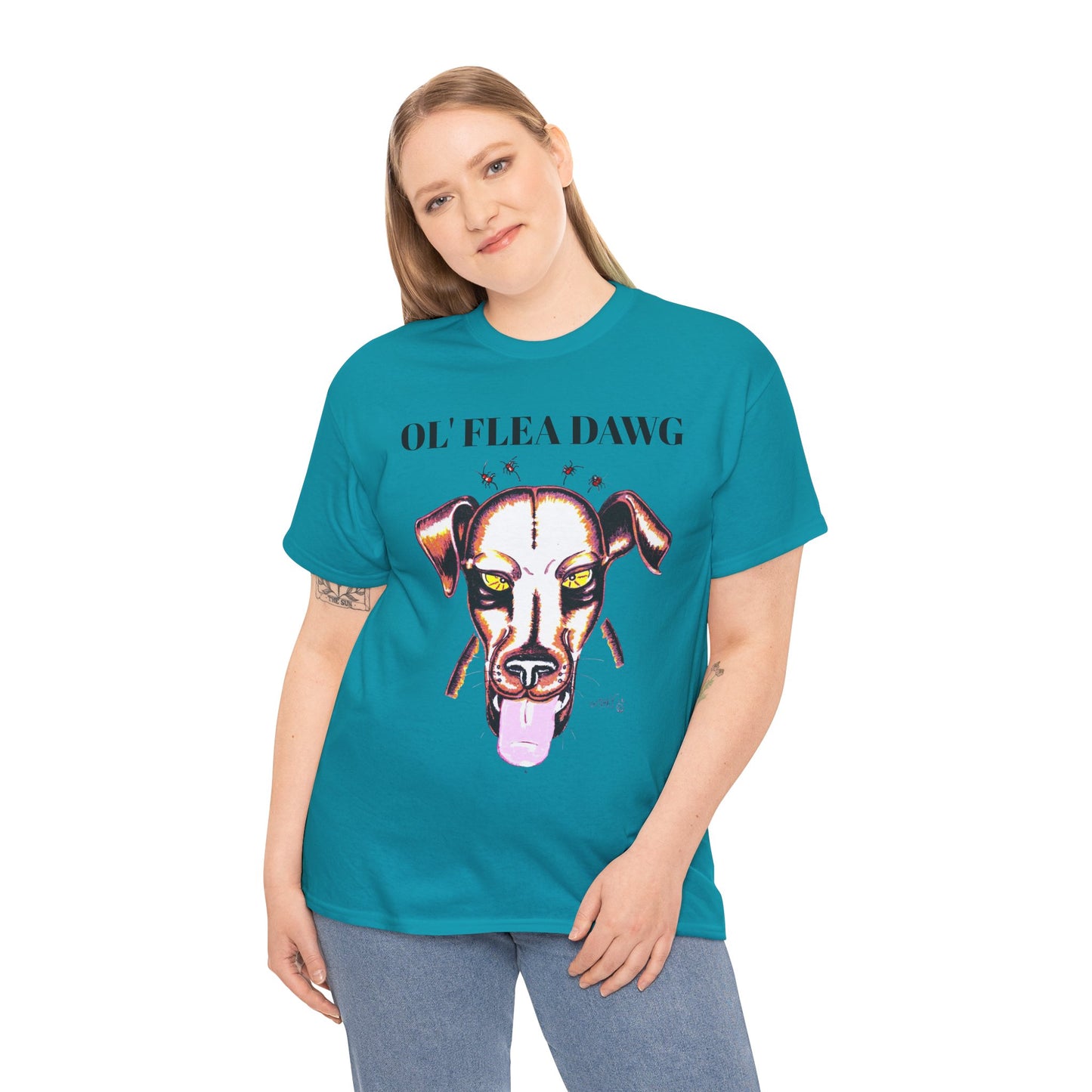 Graphic Dog Lover Tee - Unisex Heavy Cotton Tee