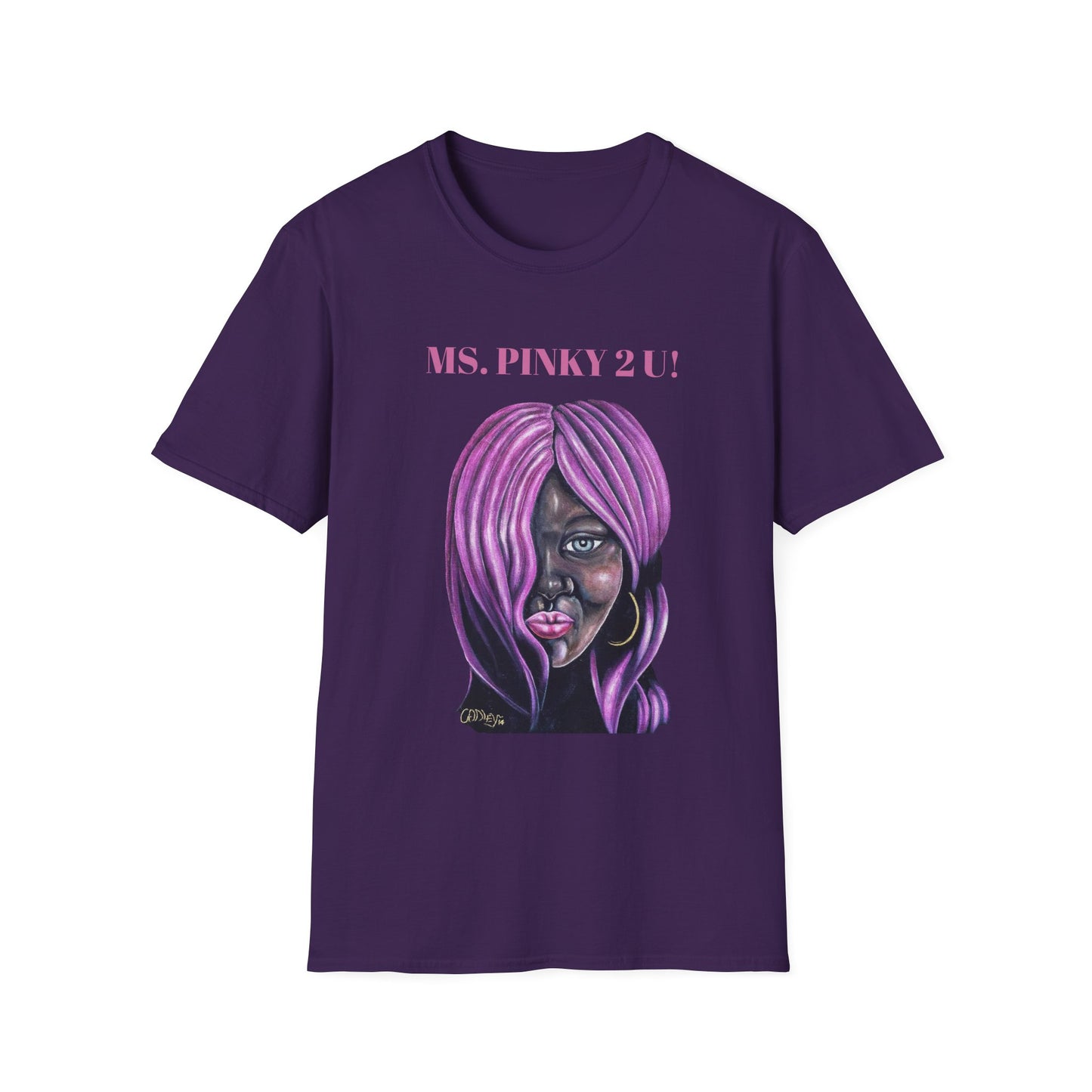 Ms. Pinky Unisex Softstyle T-Shirt - Bold Art Statement Tee