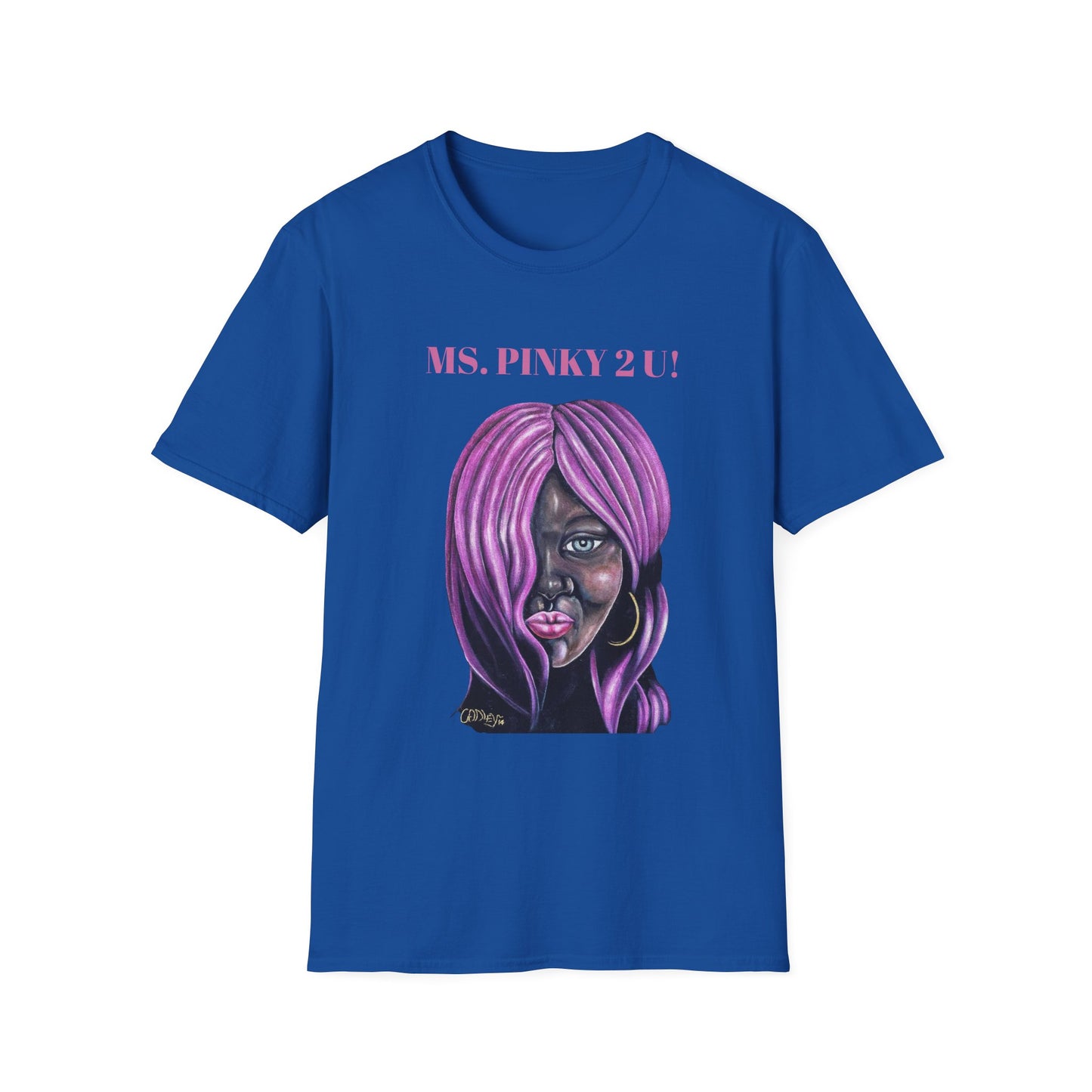 Ms. Pinky Unisex Softstyle T-Shirt - Bold Art Statement Tee