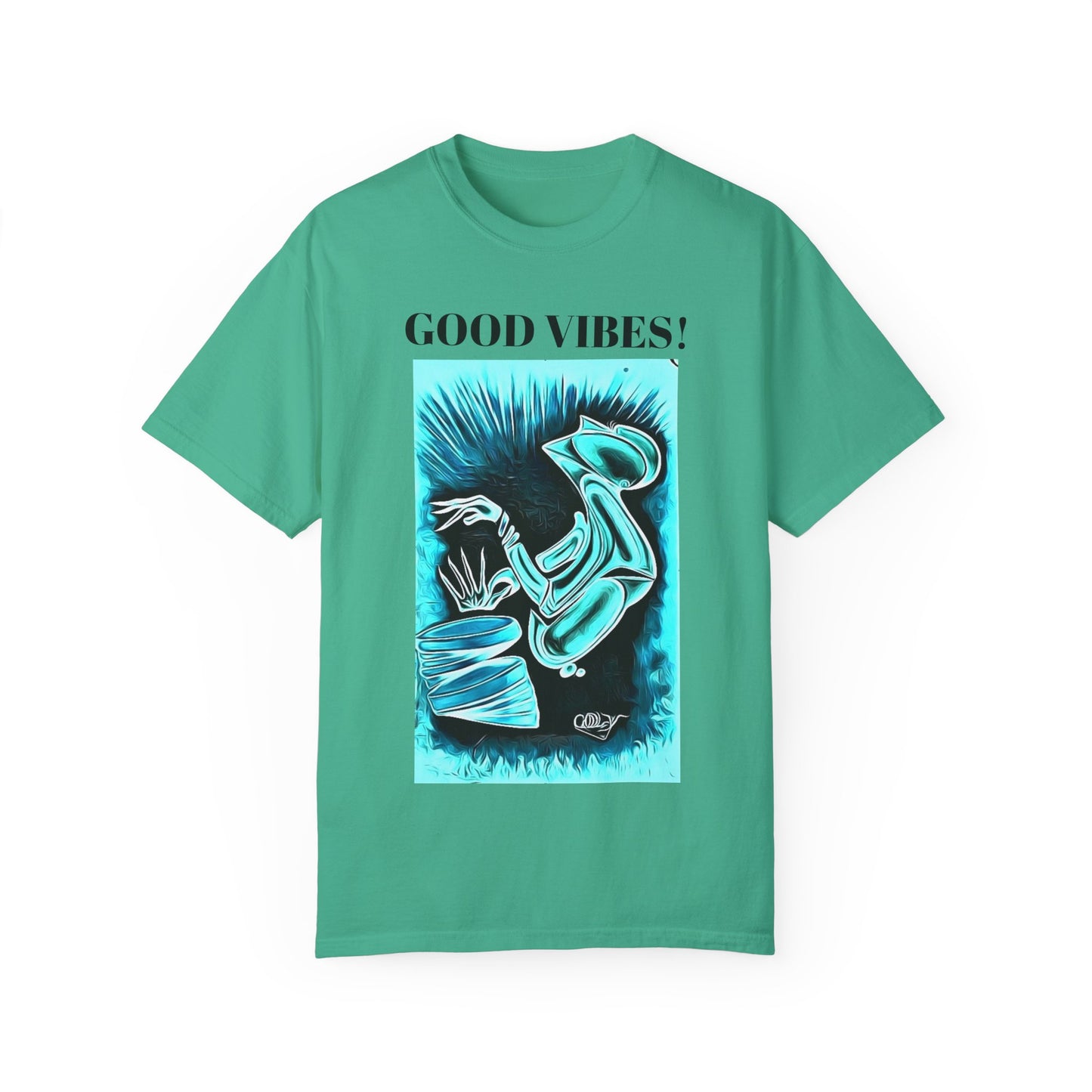 Good Vibes Unisex Garment-Dyed T-Shirt