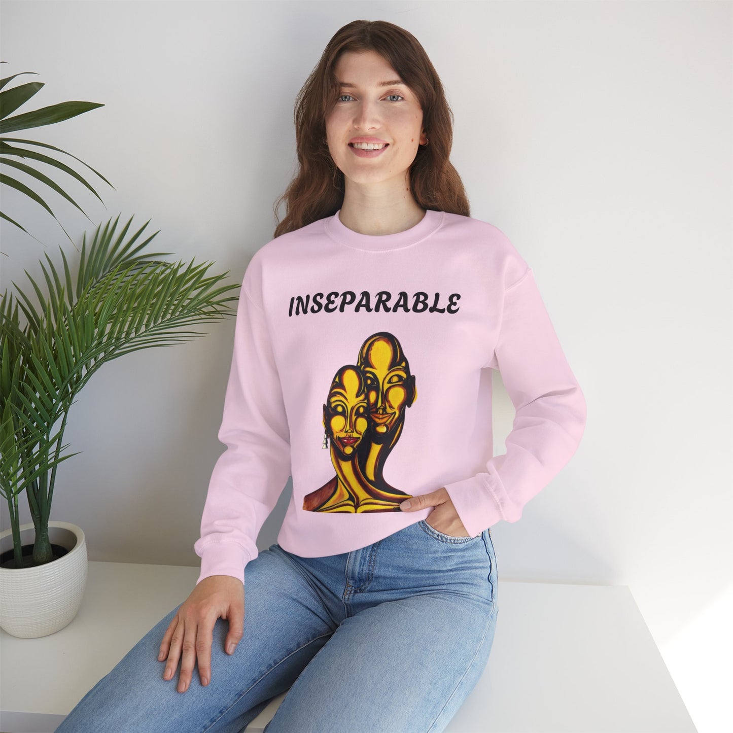 Inseparable Unisex Heavy Blend™ Crewneck Sweatshirt - Perfect Gift for Couples and Friends