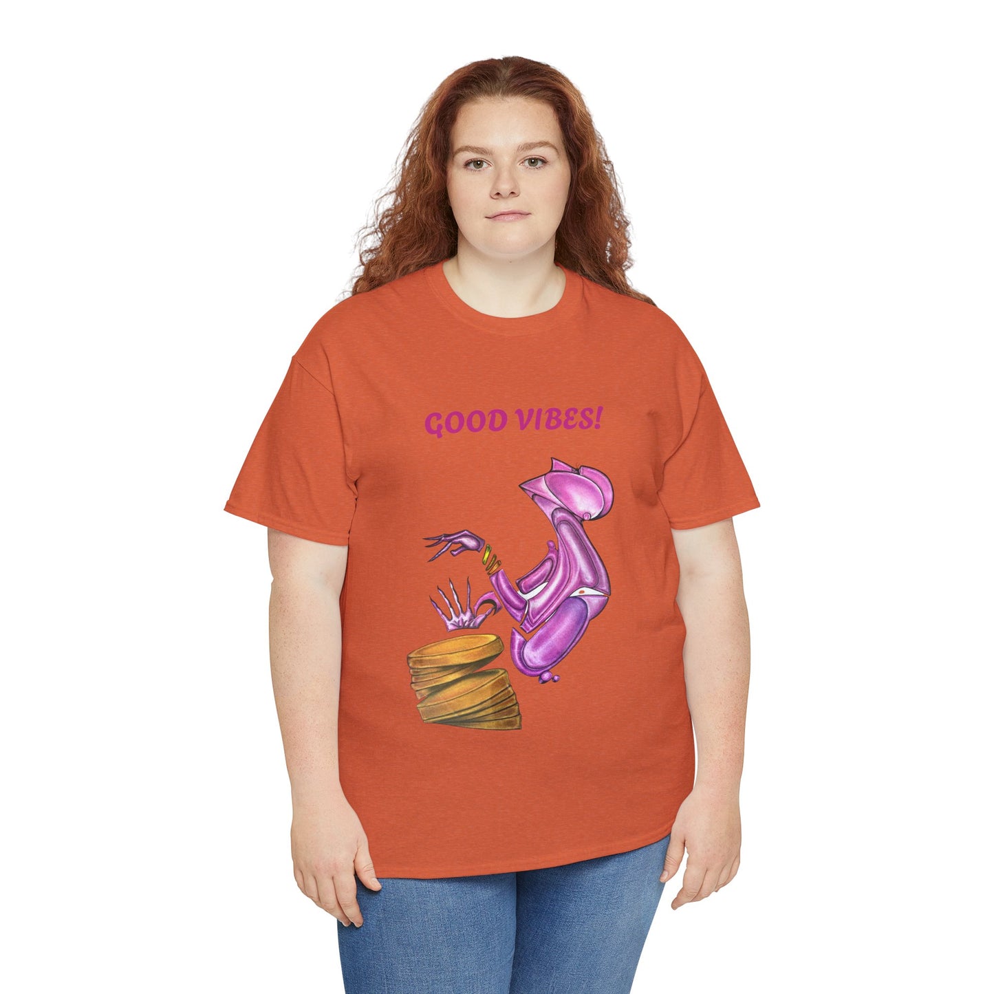 Let's Dance Unisex Heavy Cotton Tee - Fun and Vibrant Dance Shirt