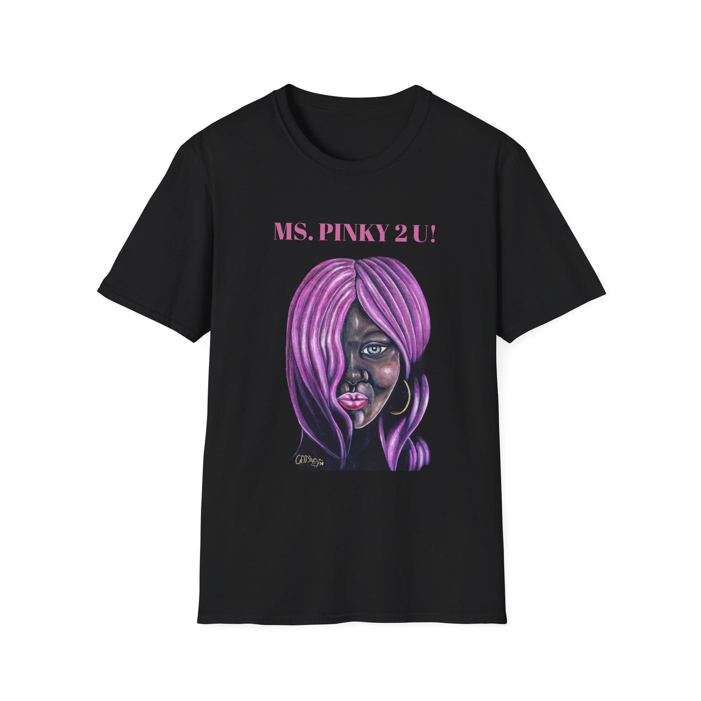 Ms. Pinky Unisex Softstyle T-Shirt - Bold Art Statement Tee