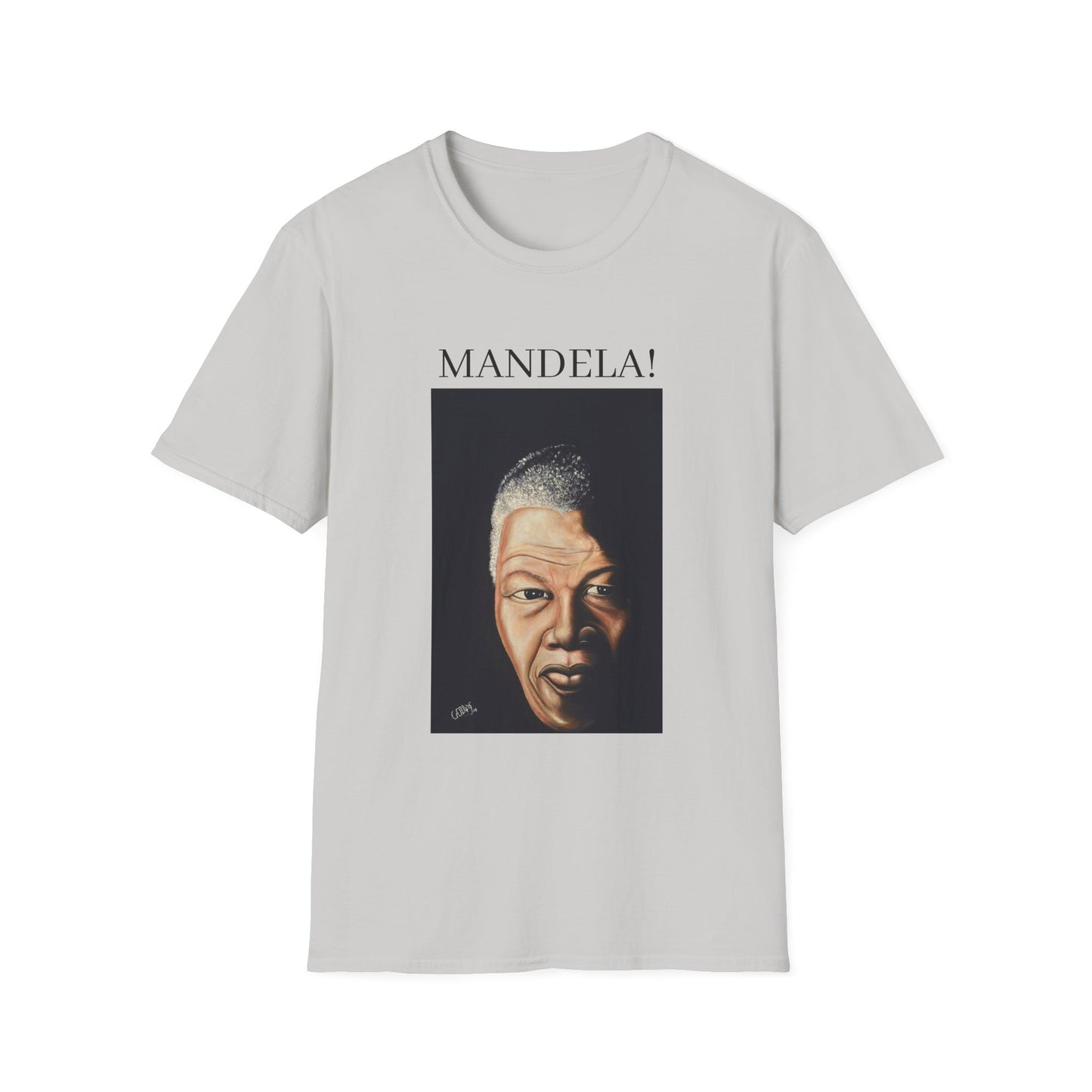 Inspirational Mandela T-Shirt - Unisex Softstyle Tee for Activism and Black History Celebrations