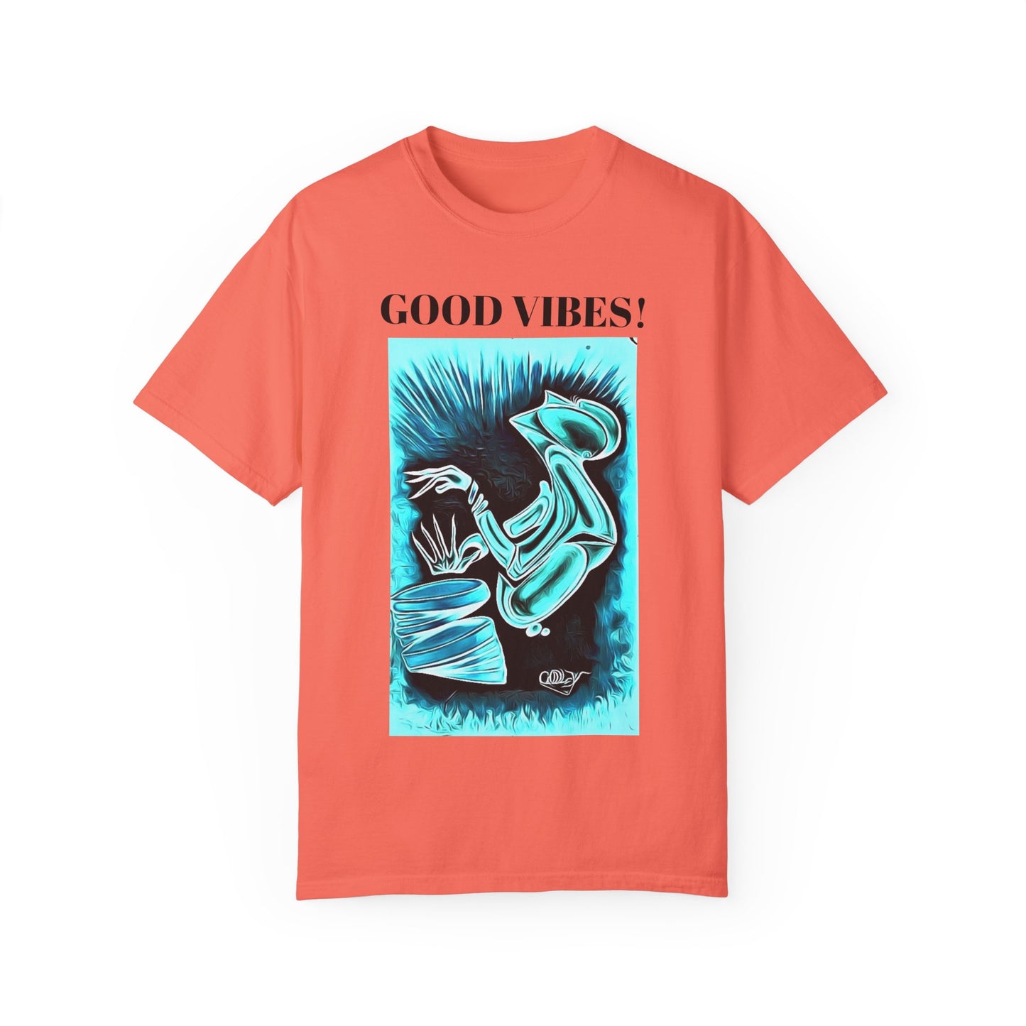 Good Vibes Unisex Garment-Dyed T-Shirt