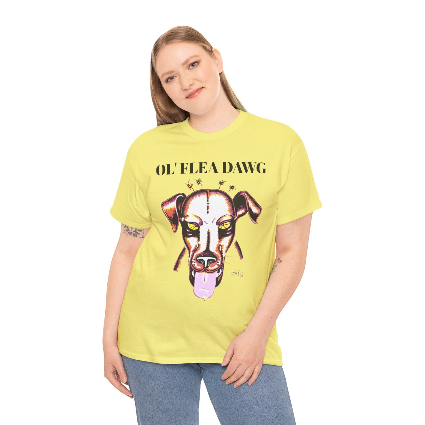 Graphic Dog Lover Tee - Unisex Heavy Cotton Tee