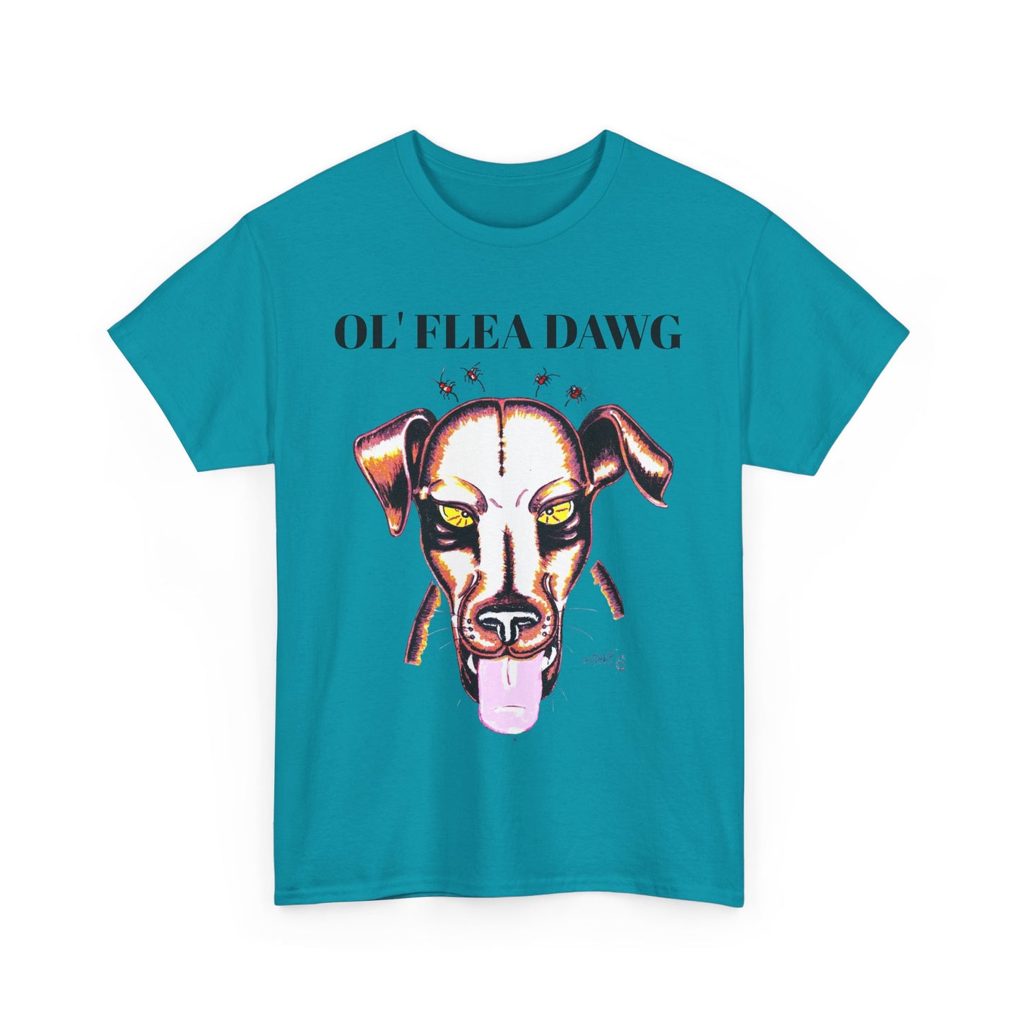 Graphic Dog Lover Tee - Unisex Heavy Cotton Tee