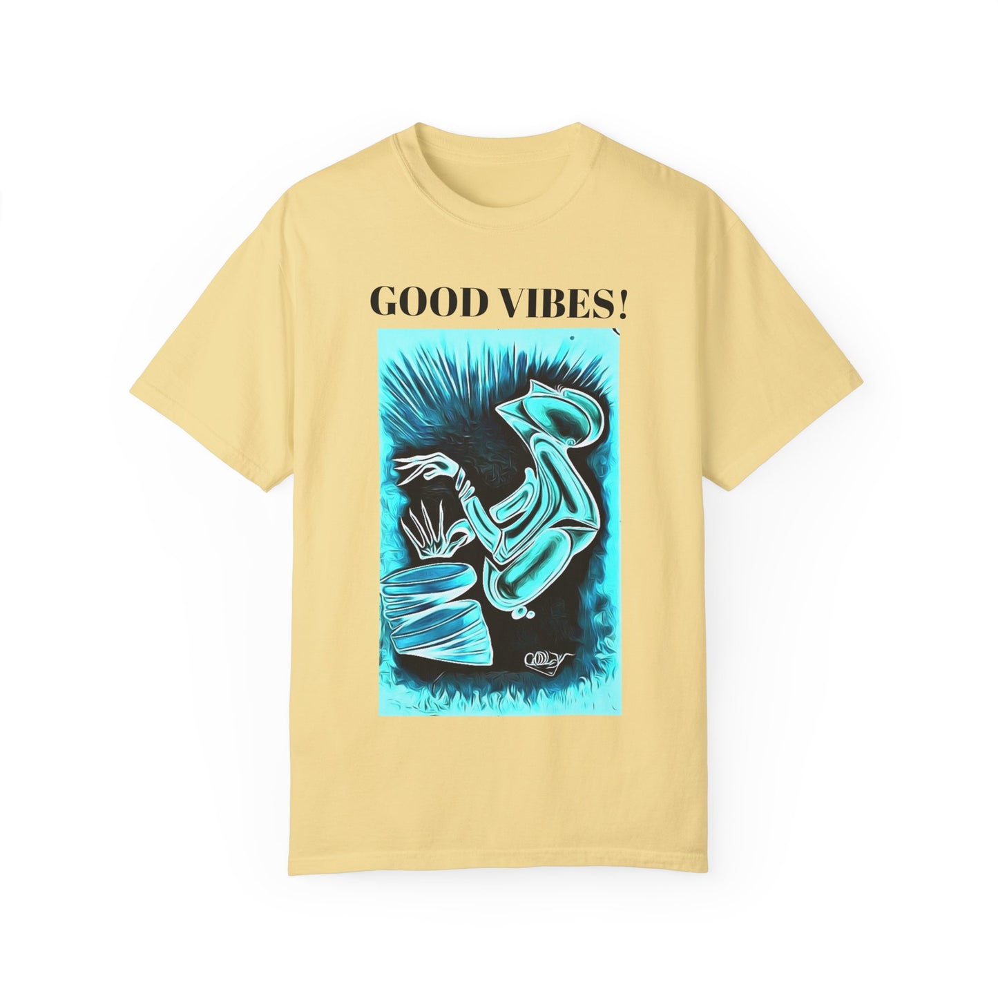 Good Vibes Unisex Garment-Dyed T-Shirt