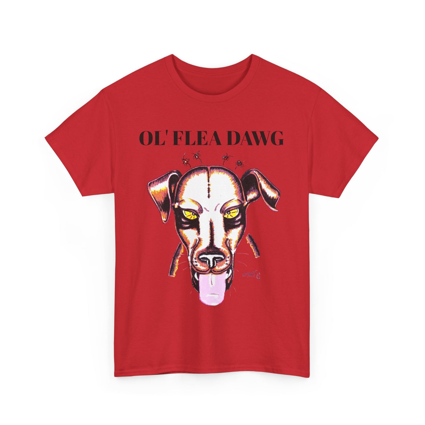 Graphic Dog Lover Tee - Unisex Heavy Cotton Tee