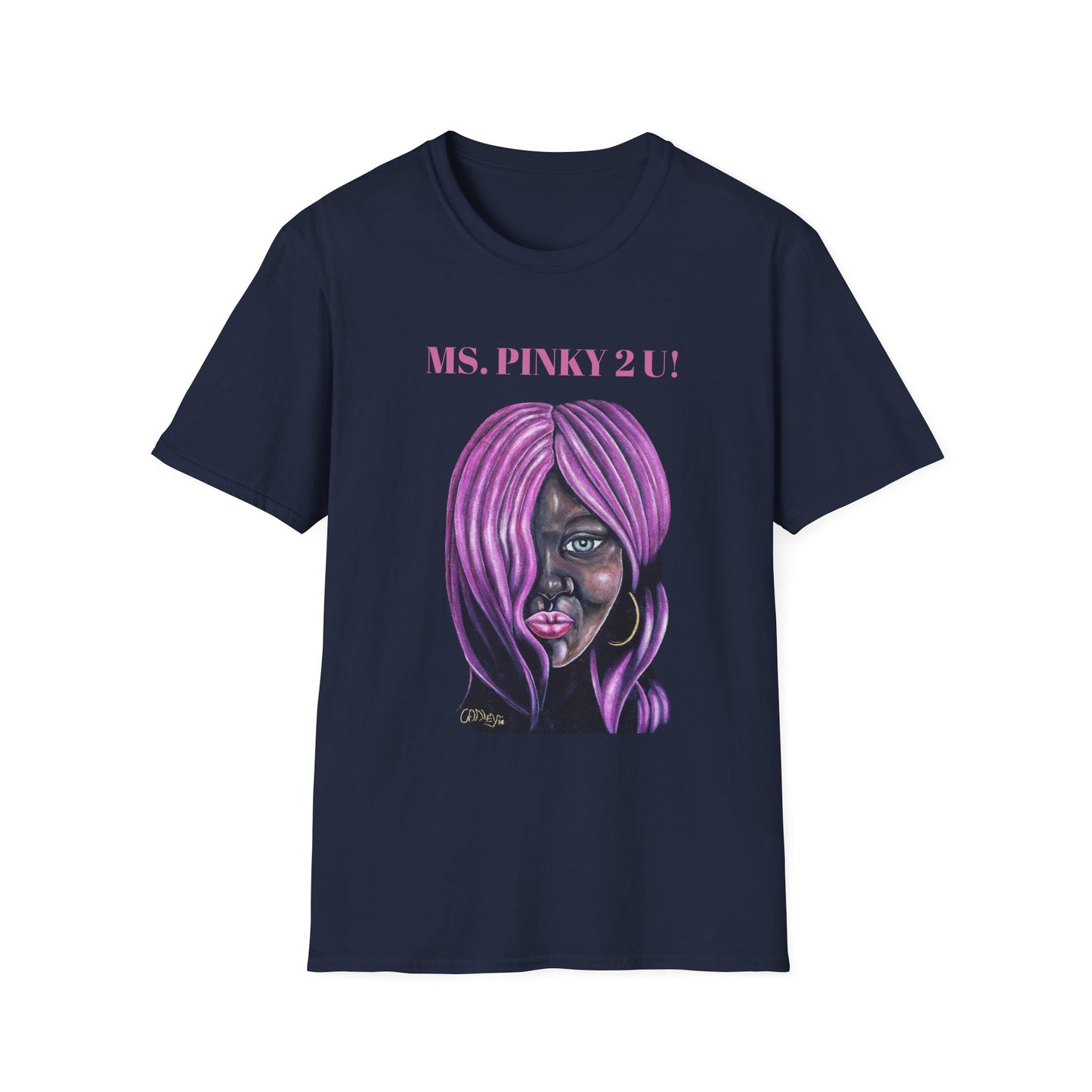 Ms. Pinky Unisex Softstyle T-Shirt - Bold Art Statement Tee