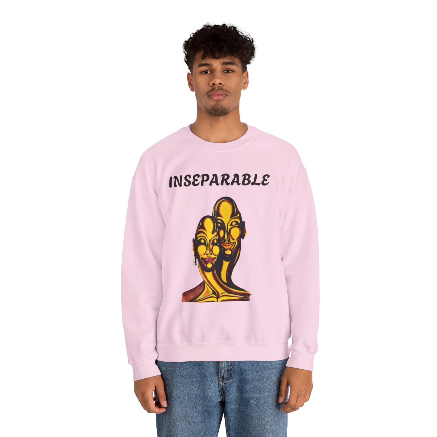 Inseparable Unisex Heavy Blend™ Crewneck Sweatshirt - Perfect Gift for Couples and Friends