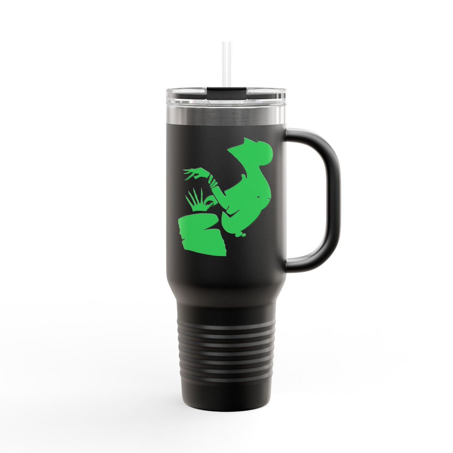 Eco-Friendly Insulated Travel Mug - 40oz with Fun Cactus Design