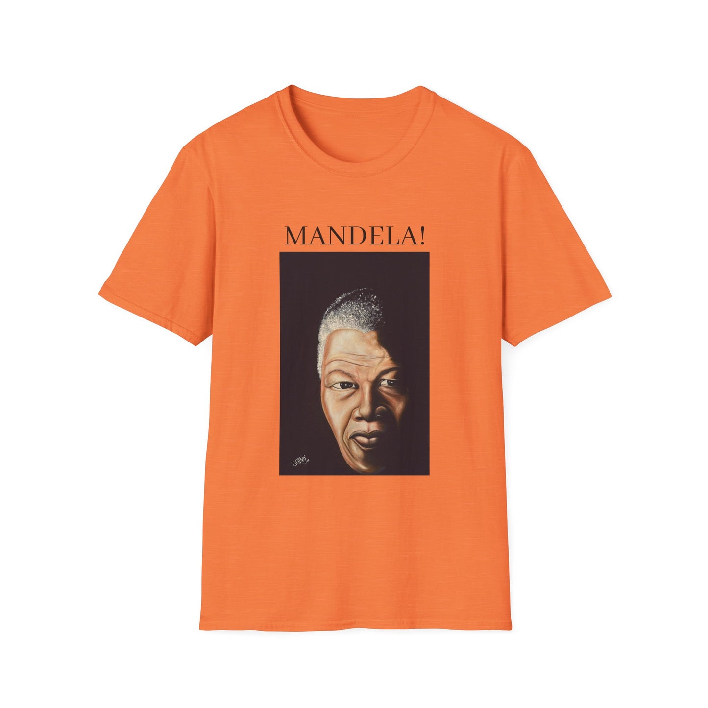 Inspirational Mandela T-Shirt - Unisex Softstyle Tee for Activism and Black History Celebrations