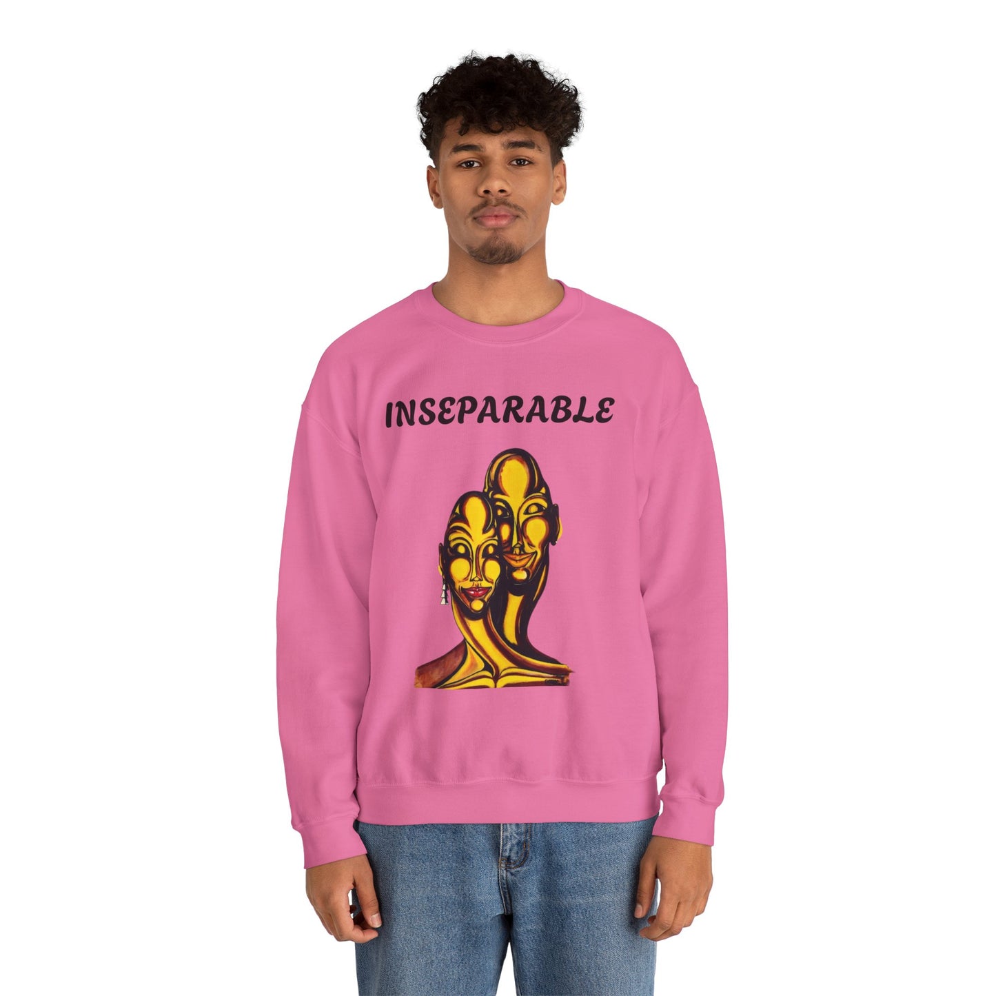 Inseparable Unisex Heavy Blend™ Crewneck Sweatshirt - Perfect Gift for Couples and Friends