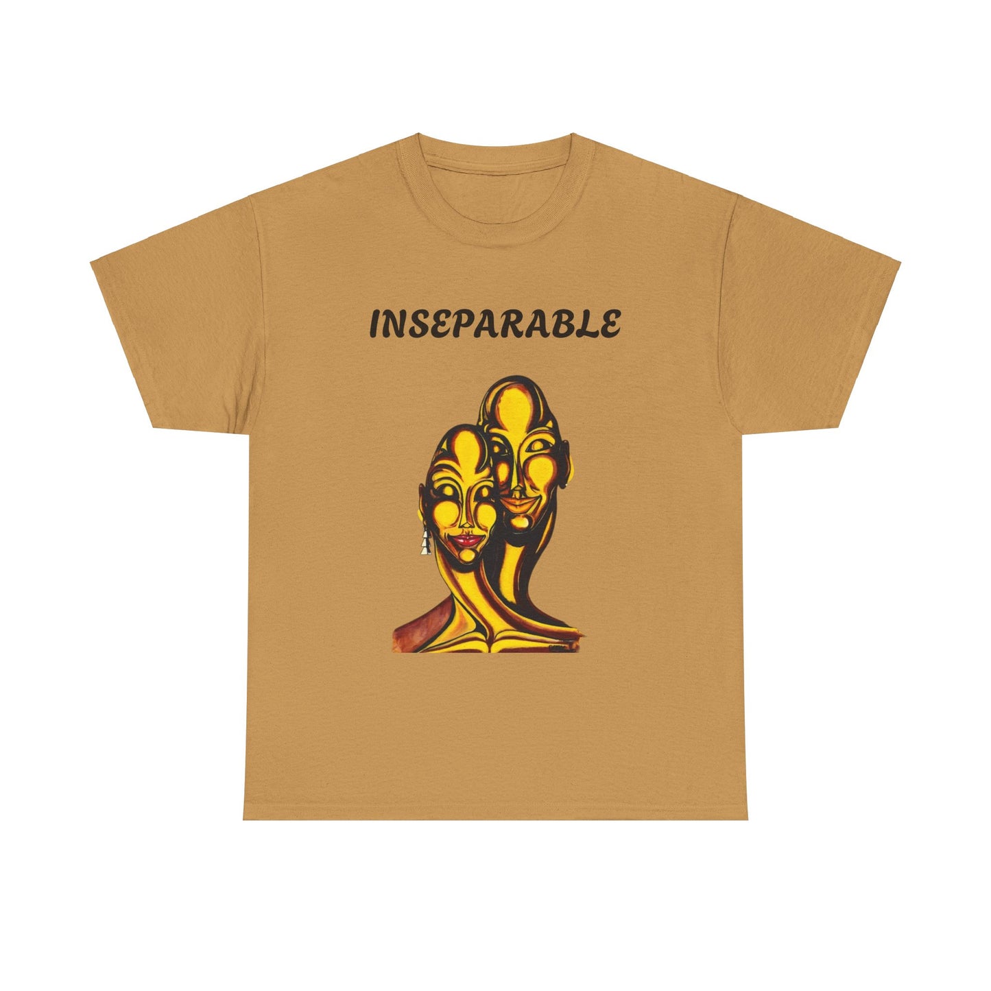 Inseparable Art Unisex Heavy Cotton Tee - Celebrate Love & Connection