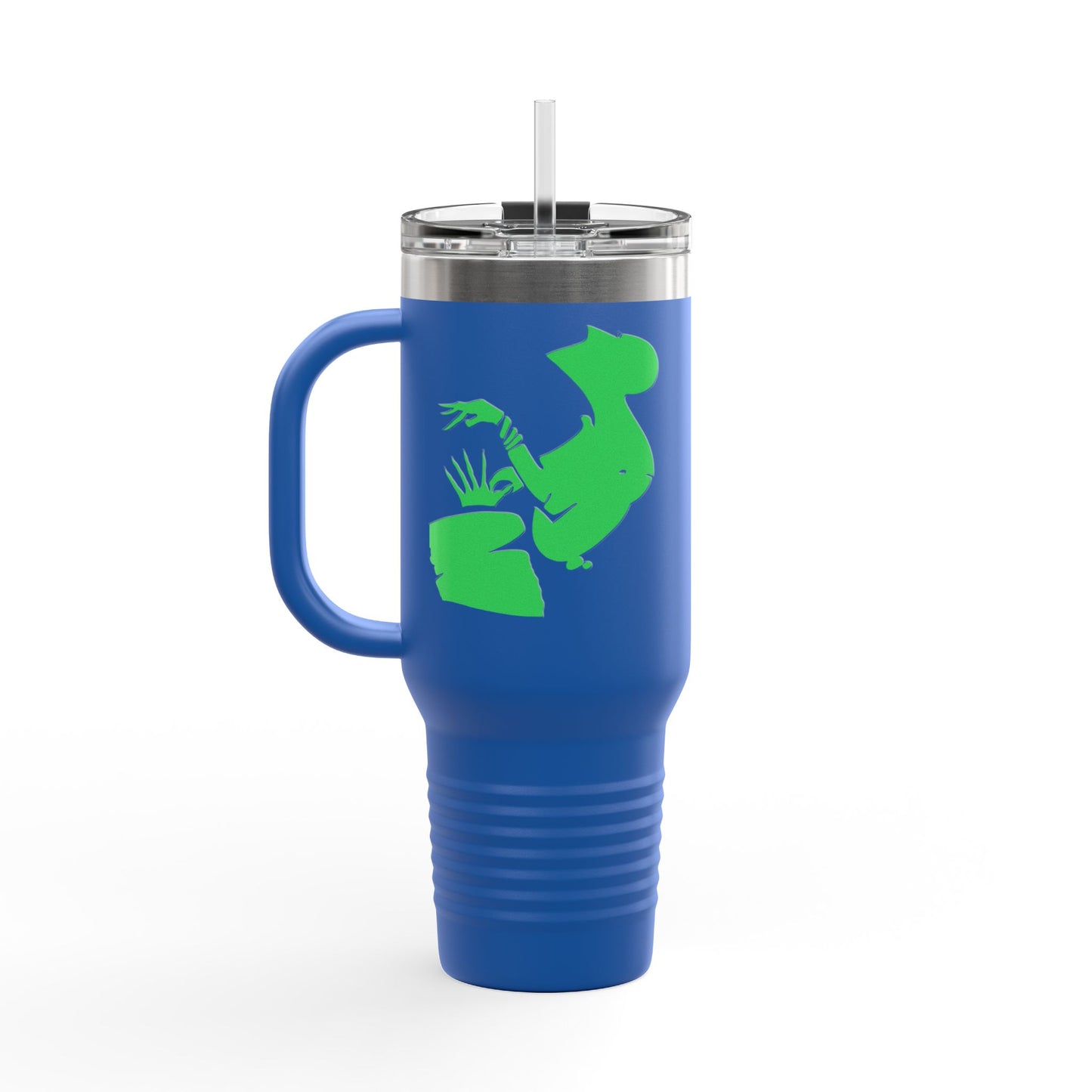 Eco-Friendly Insulated Travel Mug - 40oz with Fun Cactus Design