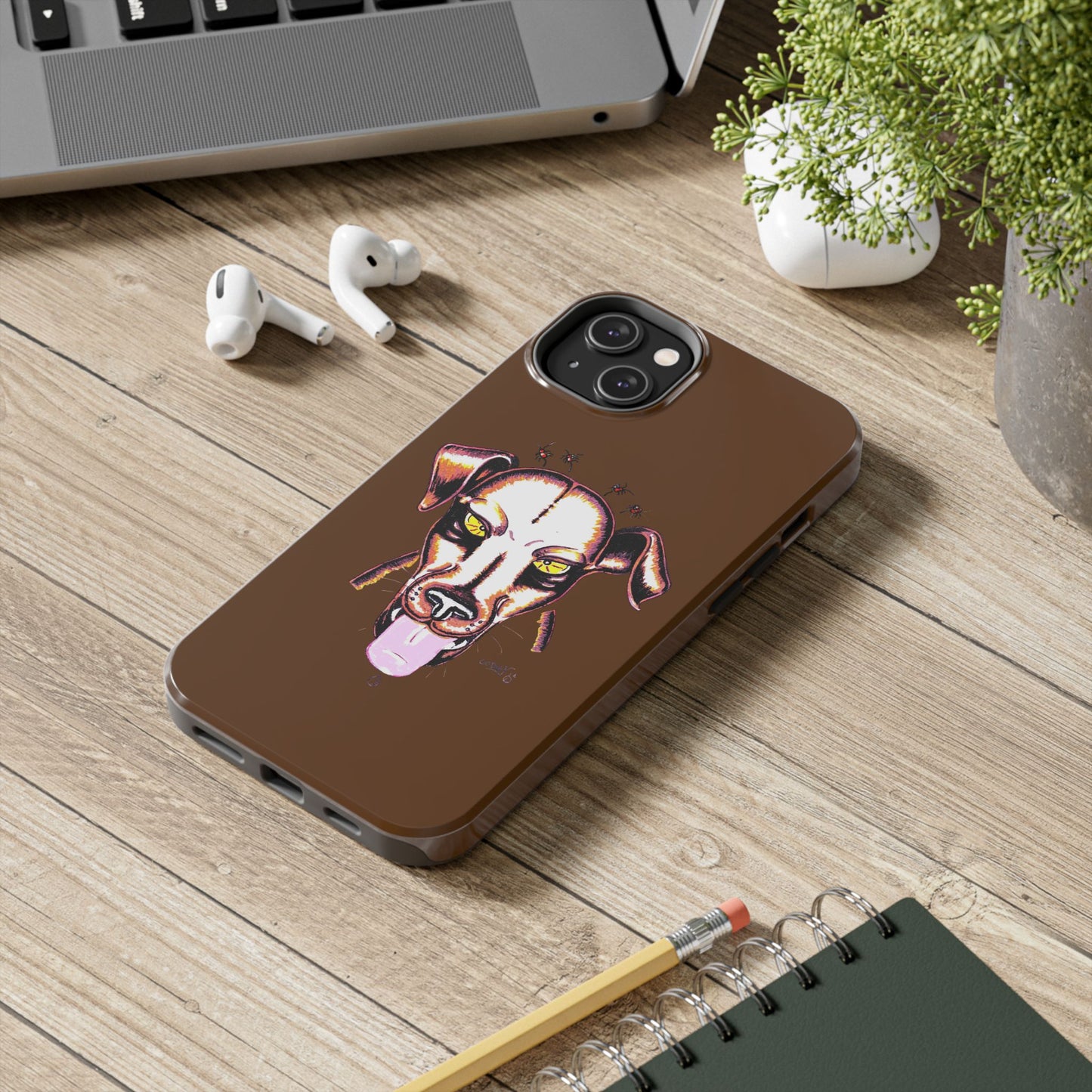 Dog Lover's Tough Phone Case - Bold Art Design