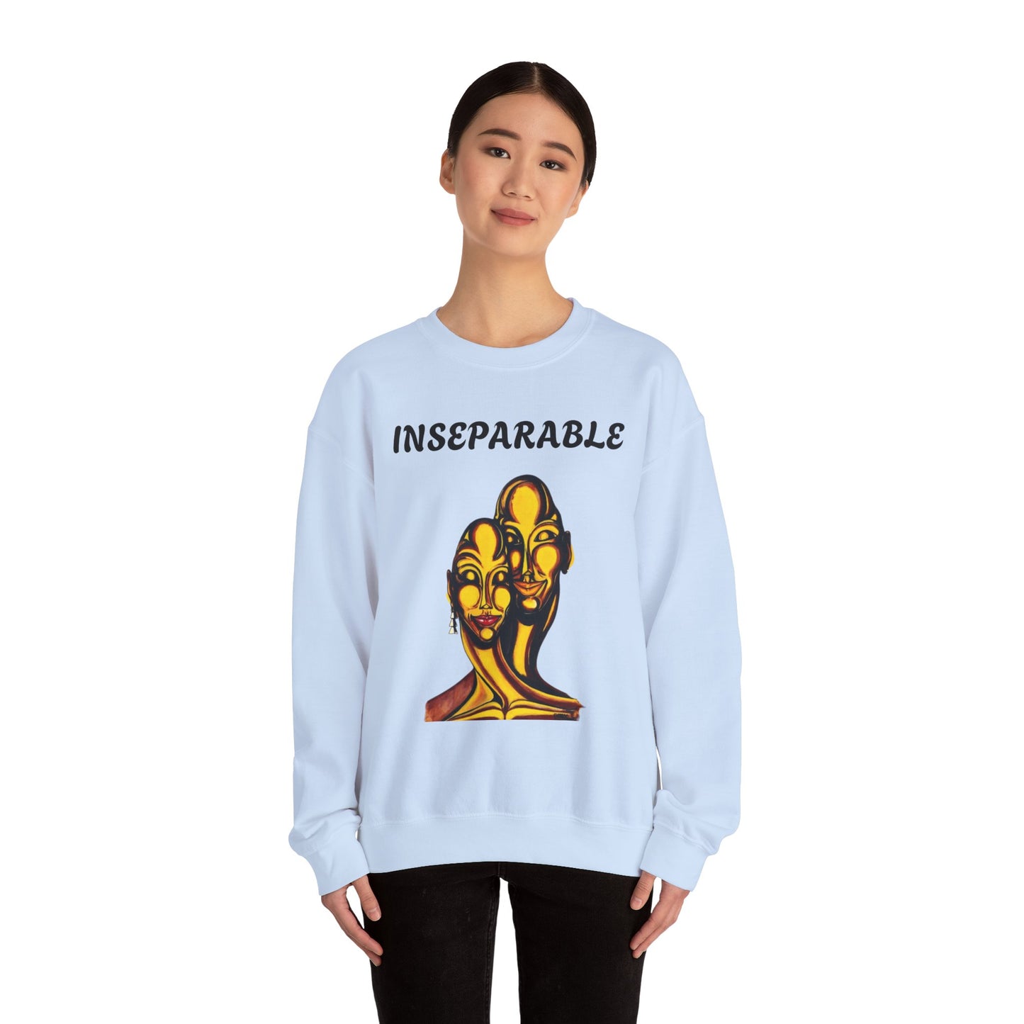 Inseparable Unisex Heavy Blend™ Crewneck Sweatshirt - Perfect Gift for Couples and Friends