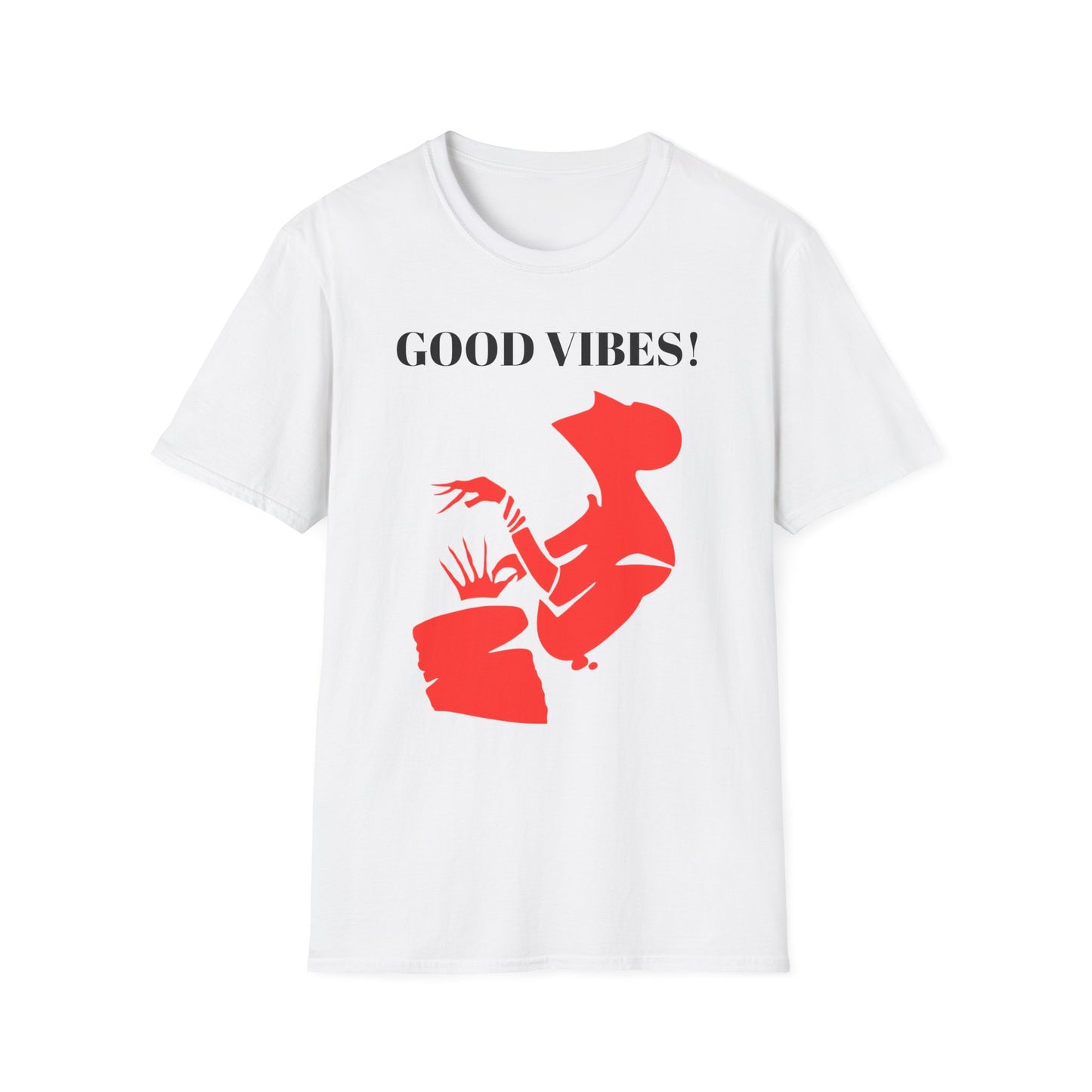 Creative Red Silhouette Unisex Softstyle T-Shirt