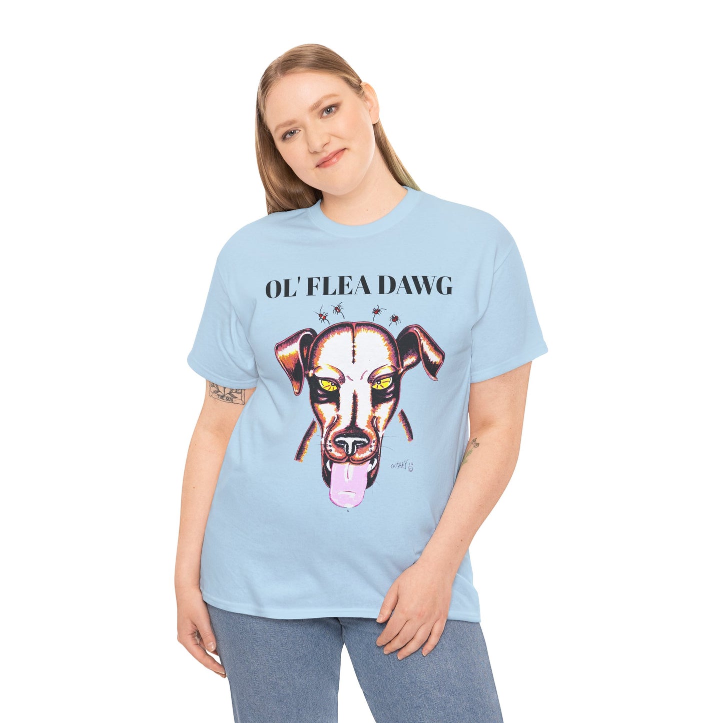 Graphic Dog Lover Tee - Unisex Heavy Cotton Tee