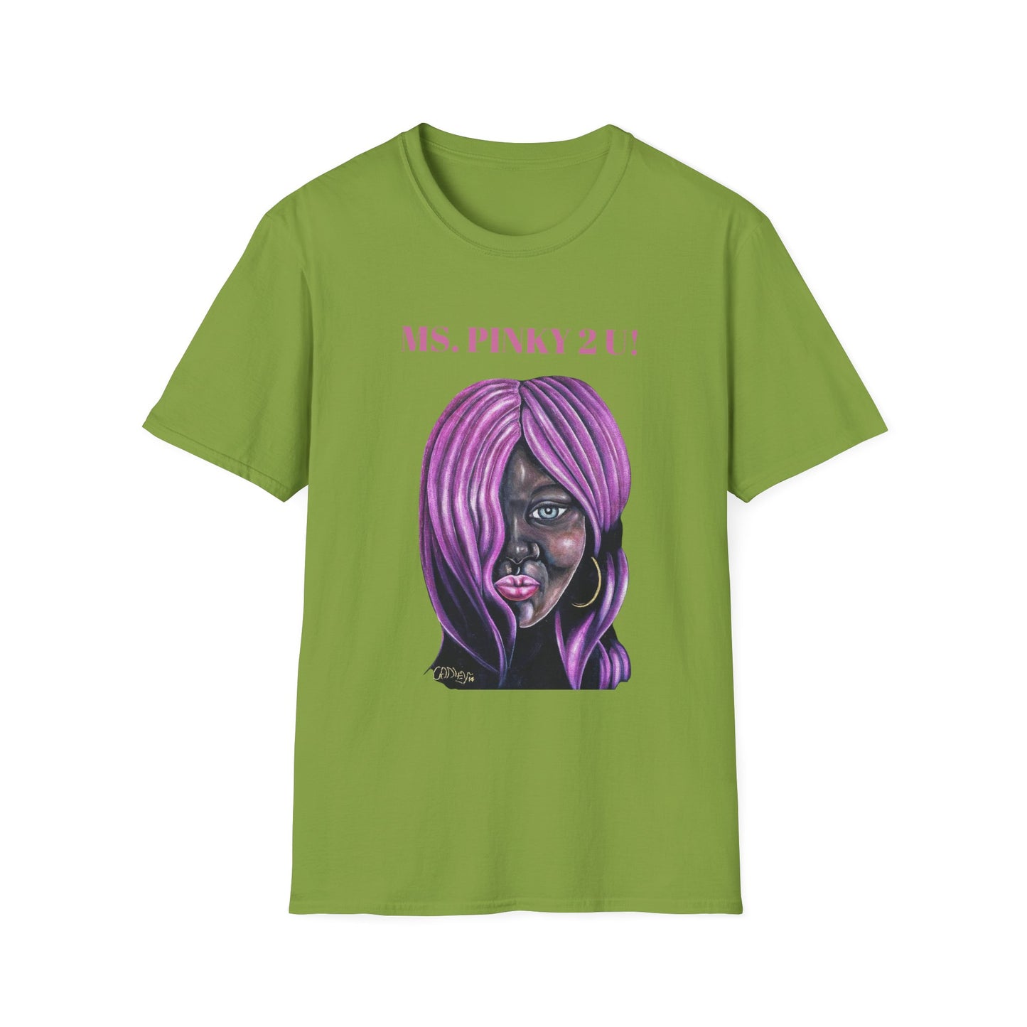 Ms. Pinky Unisex Softstyle T-Shirt - Bold Art Statement Tee