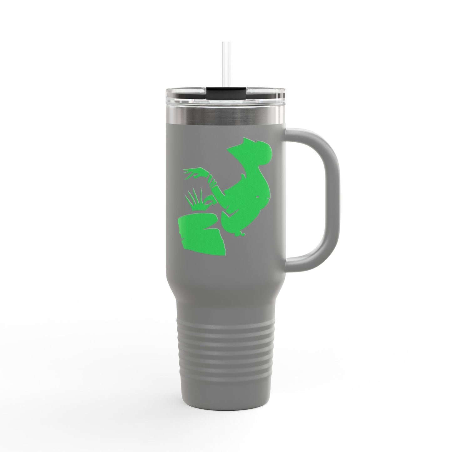 Eco-Friendly Insulated Travel Mug - 40oz with Fun Cactus Design