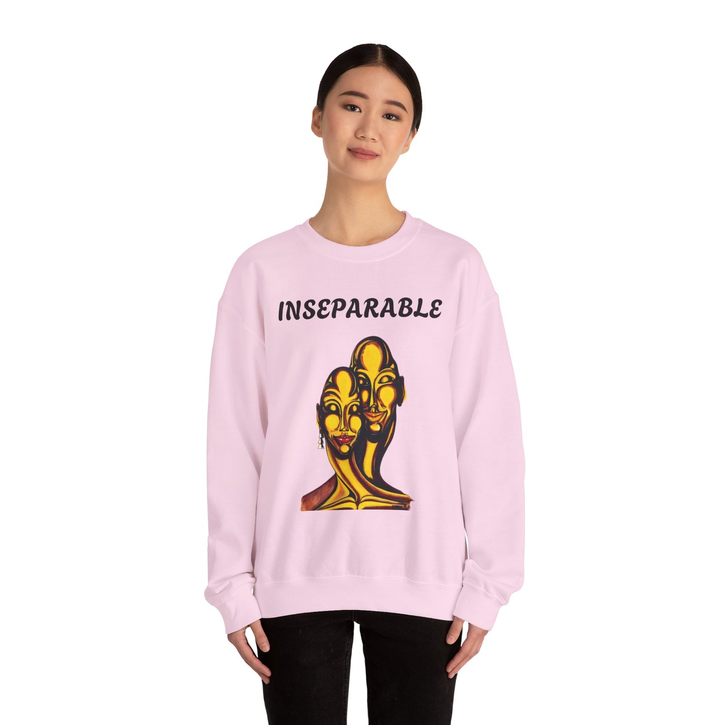 Inseparable Unisex Heavy Blend™ Crewneck Sweatshirt - Perfect Gift for Couples and Friends