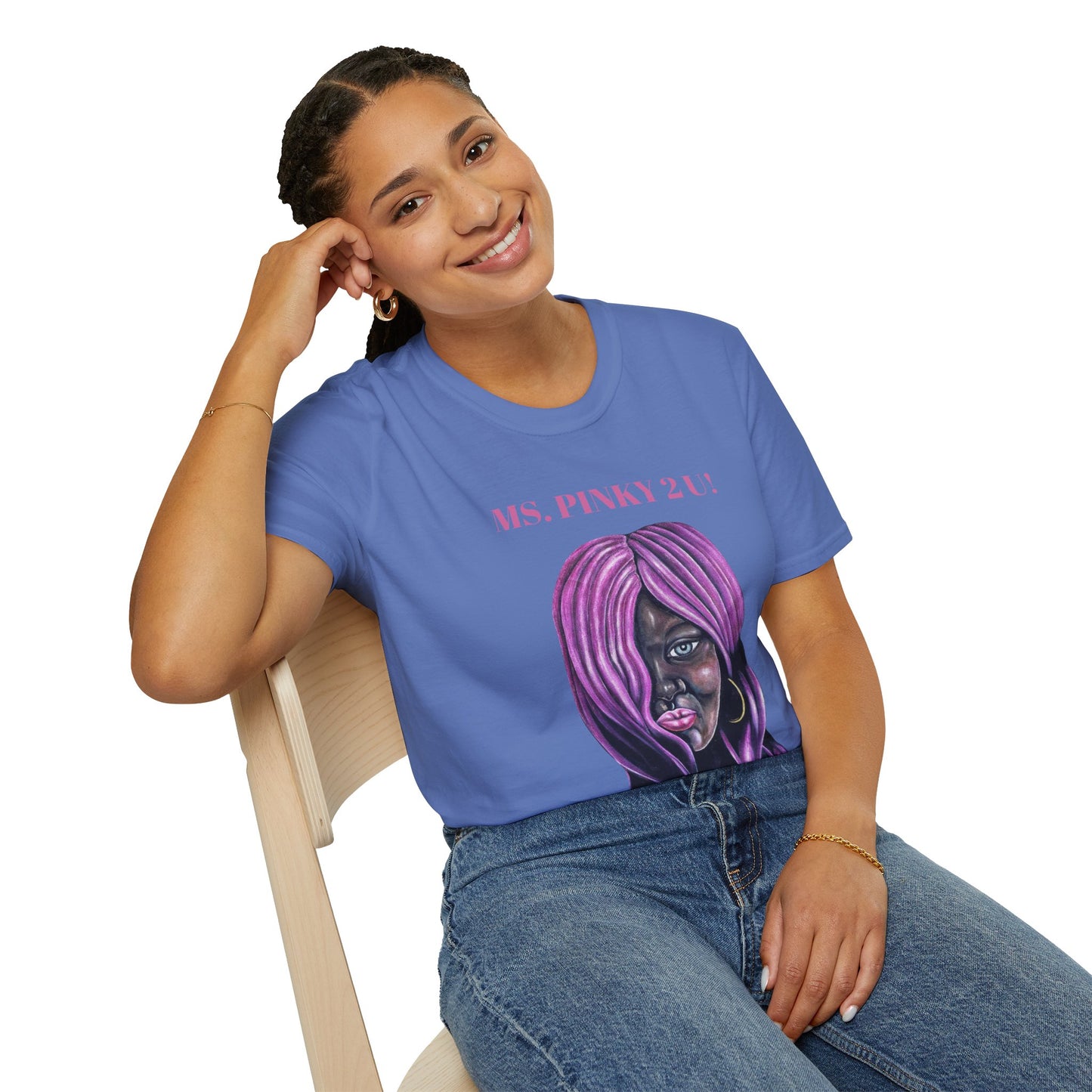 Ms. Pinky Unisex Softstyle T-Shirt - Bold Art Statement Tee