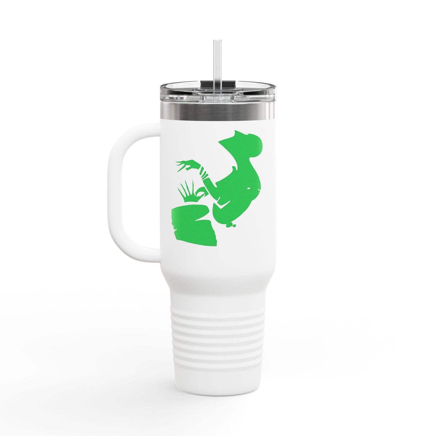 Eco-Friendly Insulated Travel Mug - 40oz with Fun Cactus Design