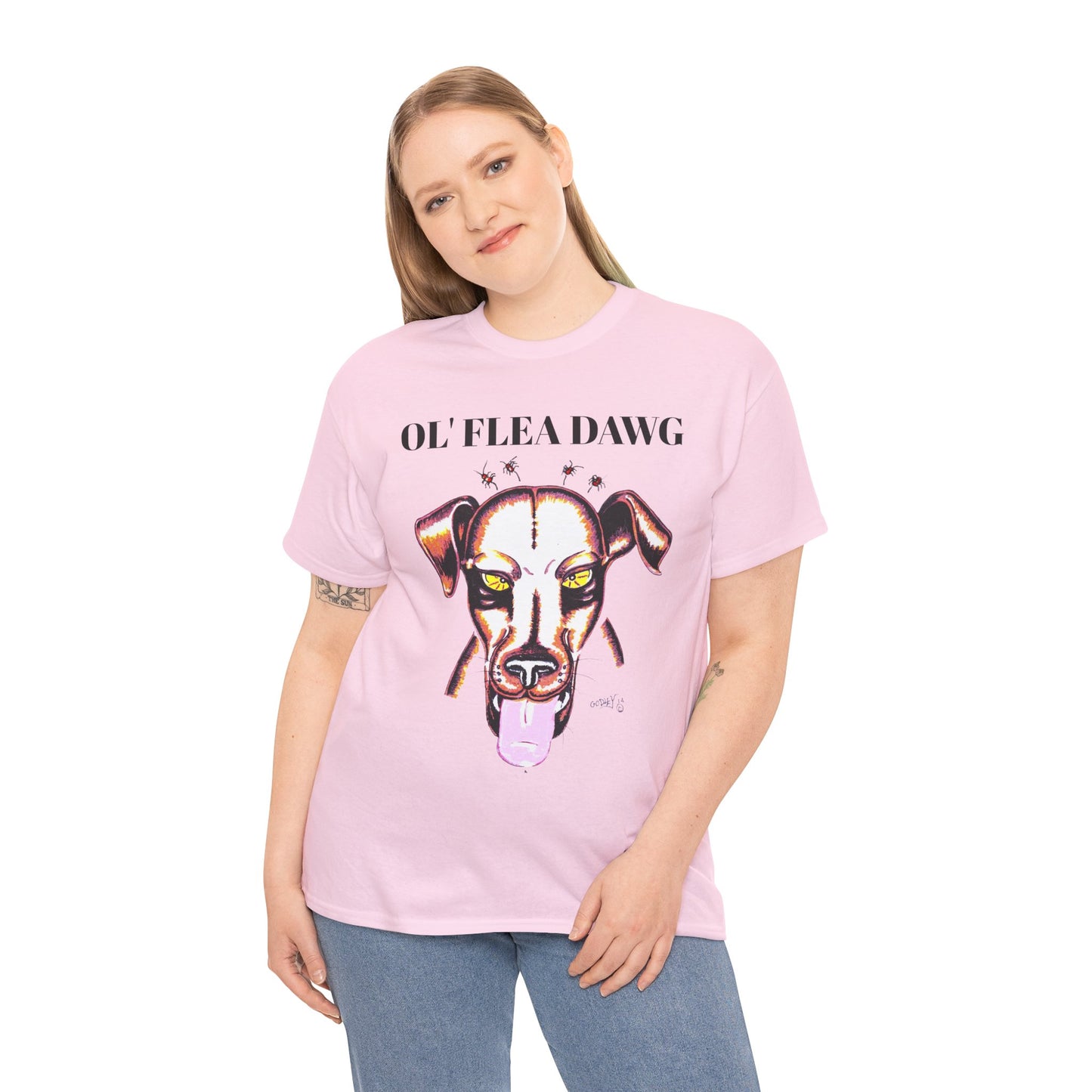 Graphic Dog Lover Tee - Unisex Heavy Cotton Tee