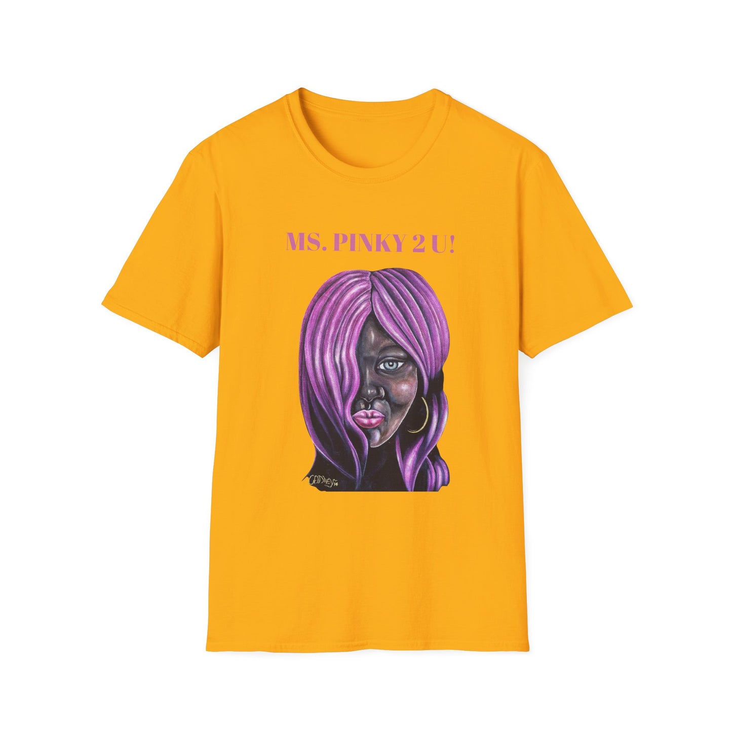 Ms. Pinky Unisex Softstyle T-Shirt - Bold Art Statement Tee