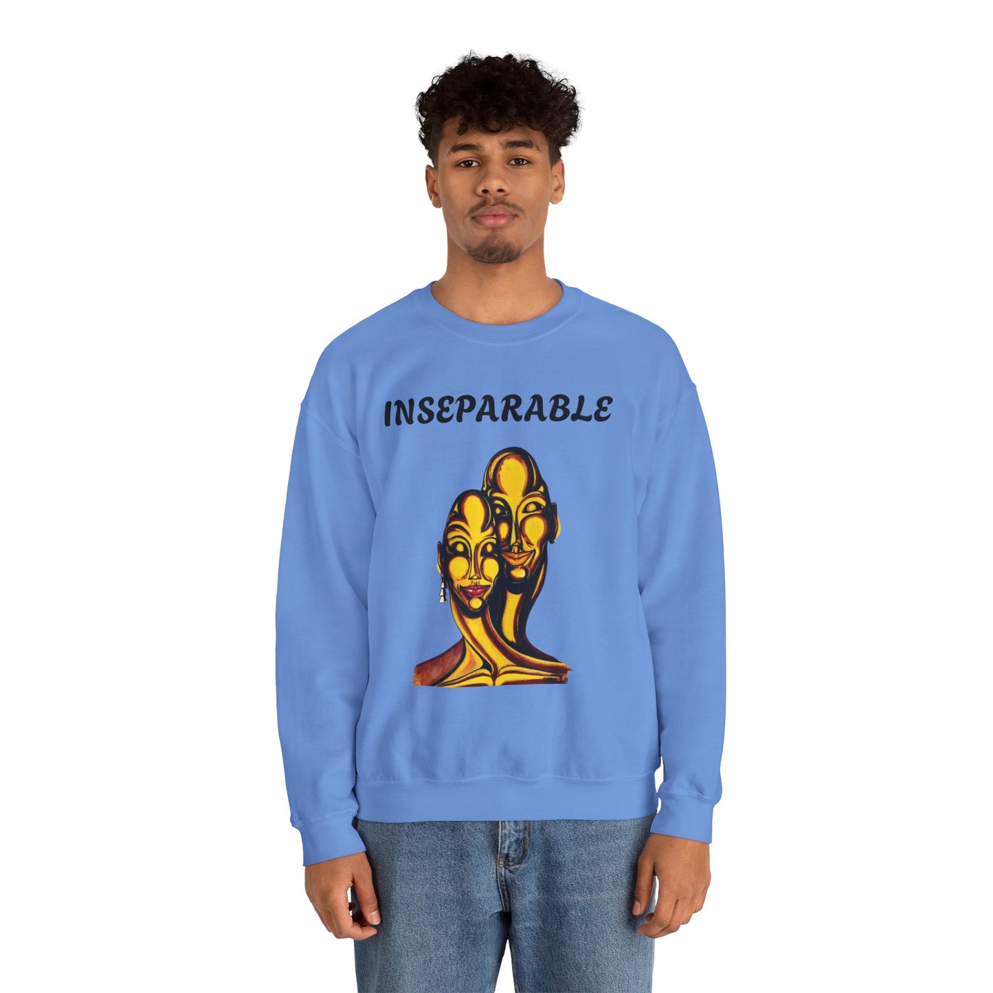 Inseparable Unisex Heavy Blend™ Crewneck Sweatshirt - Perfect Gift for Couples and Friends