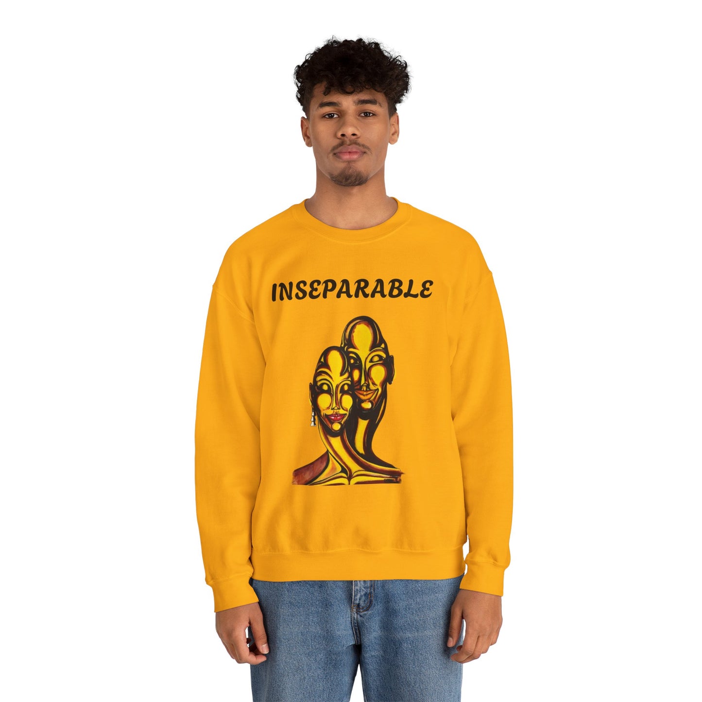 Inseparable Unisex Heavy Blend™ Crewneck Sweatshirt - Perfect Gift for Couples and Friends