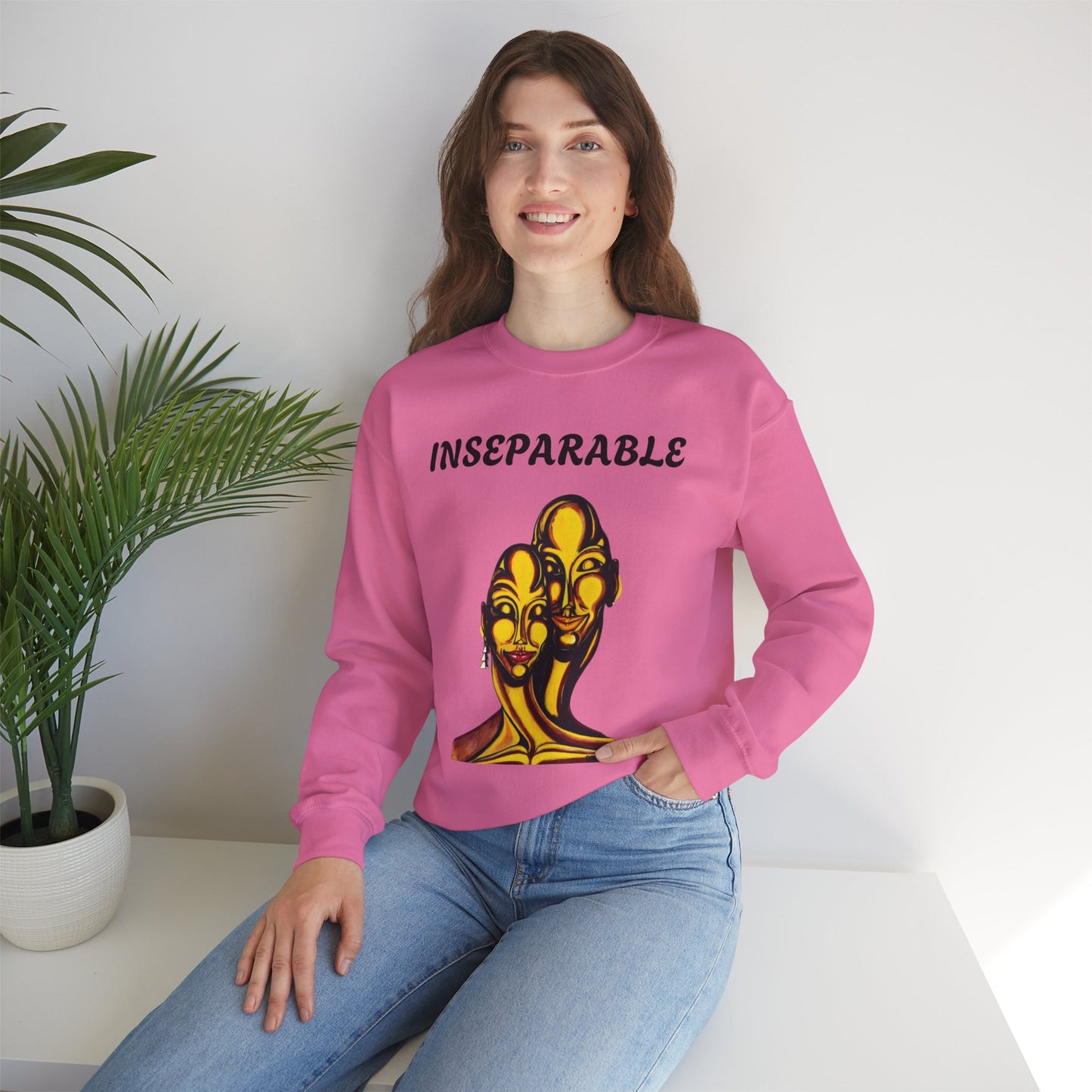 Inseparable Unisex Heavy Blend™ Crewneck Sweatshirt - Perfect Gift for Couples and Friends